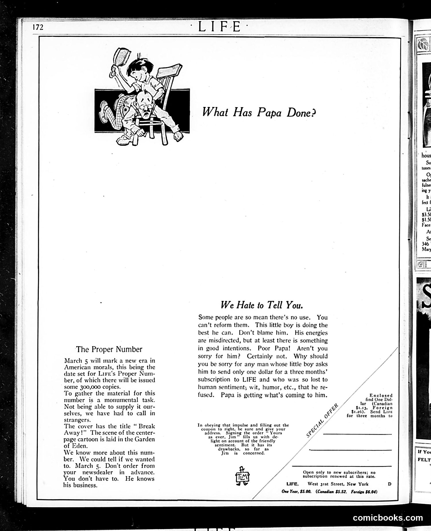 Life — January 29, 1914 — page 4: Life, 1914-01-29