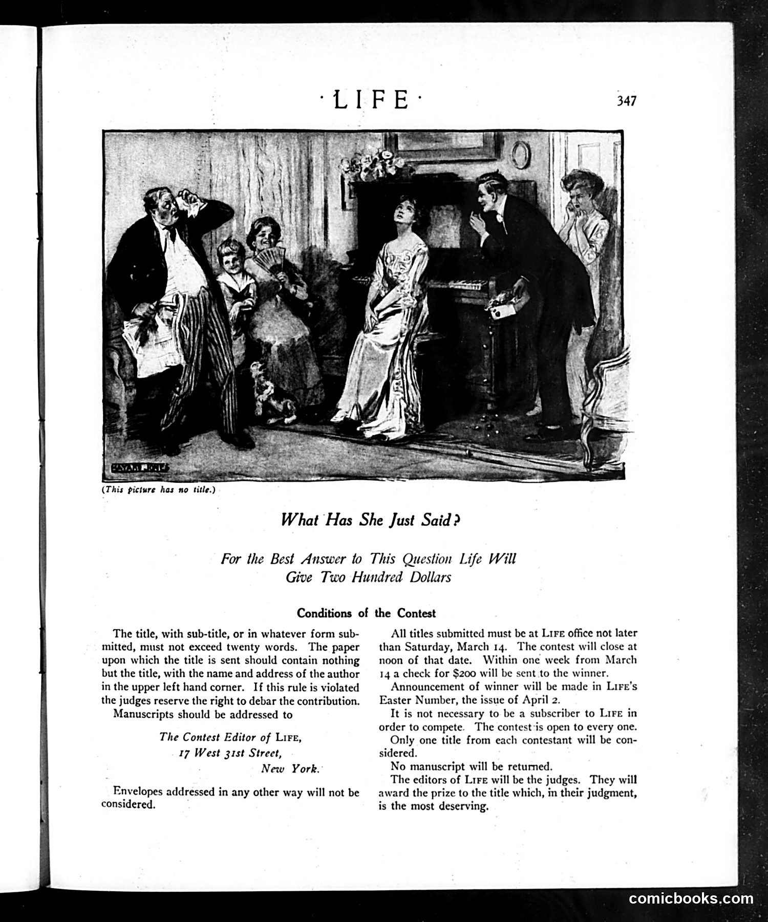 Life — February 26, 1914 — page 11: Life, 1914-02-26