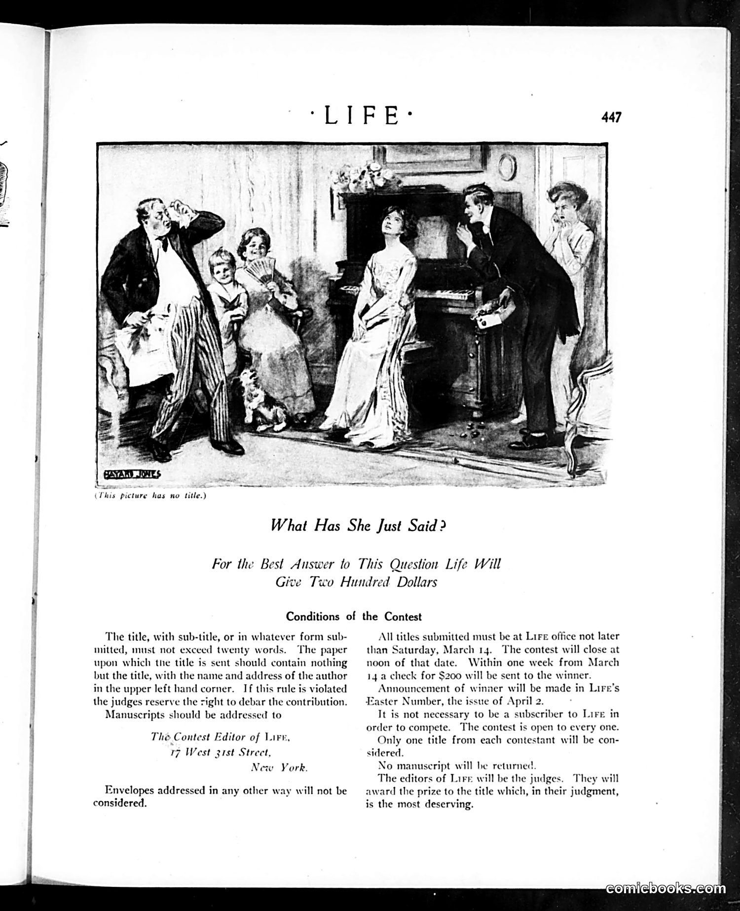 Life — March 12, 1914 — page 11: Life, 1914-03-12