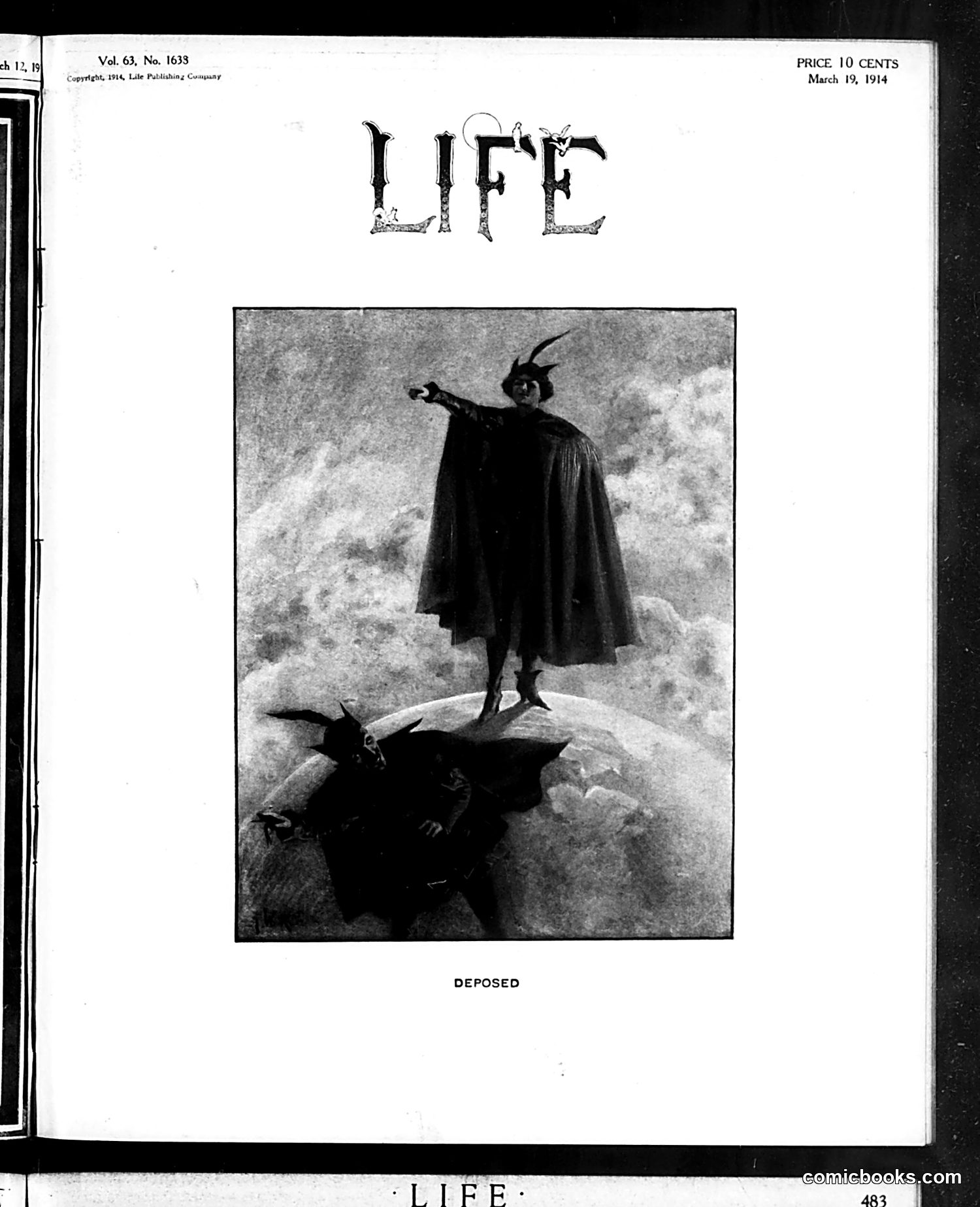 Life — March 19, 1914 — page 1: Life, 1914-03-19