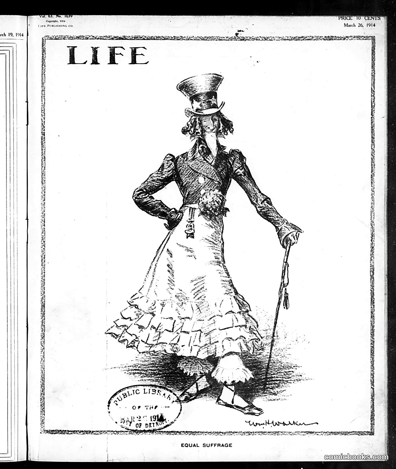 Life — March 26, 1914 — page 1: Life, 1914-03-26