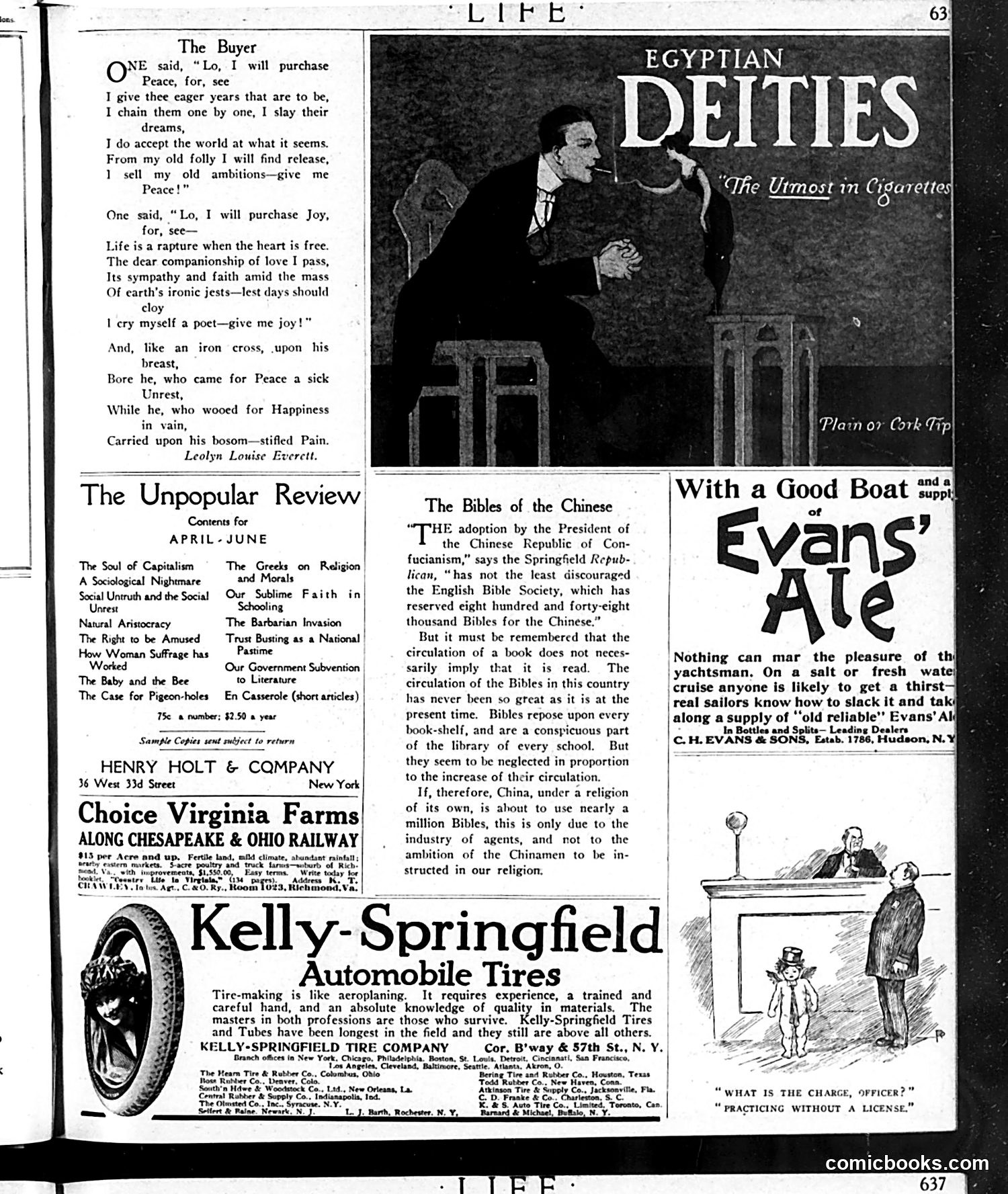 Life — April 9, 1914 — page 3: Life, 1914-04-09