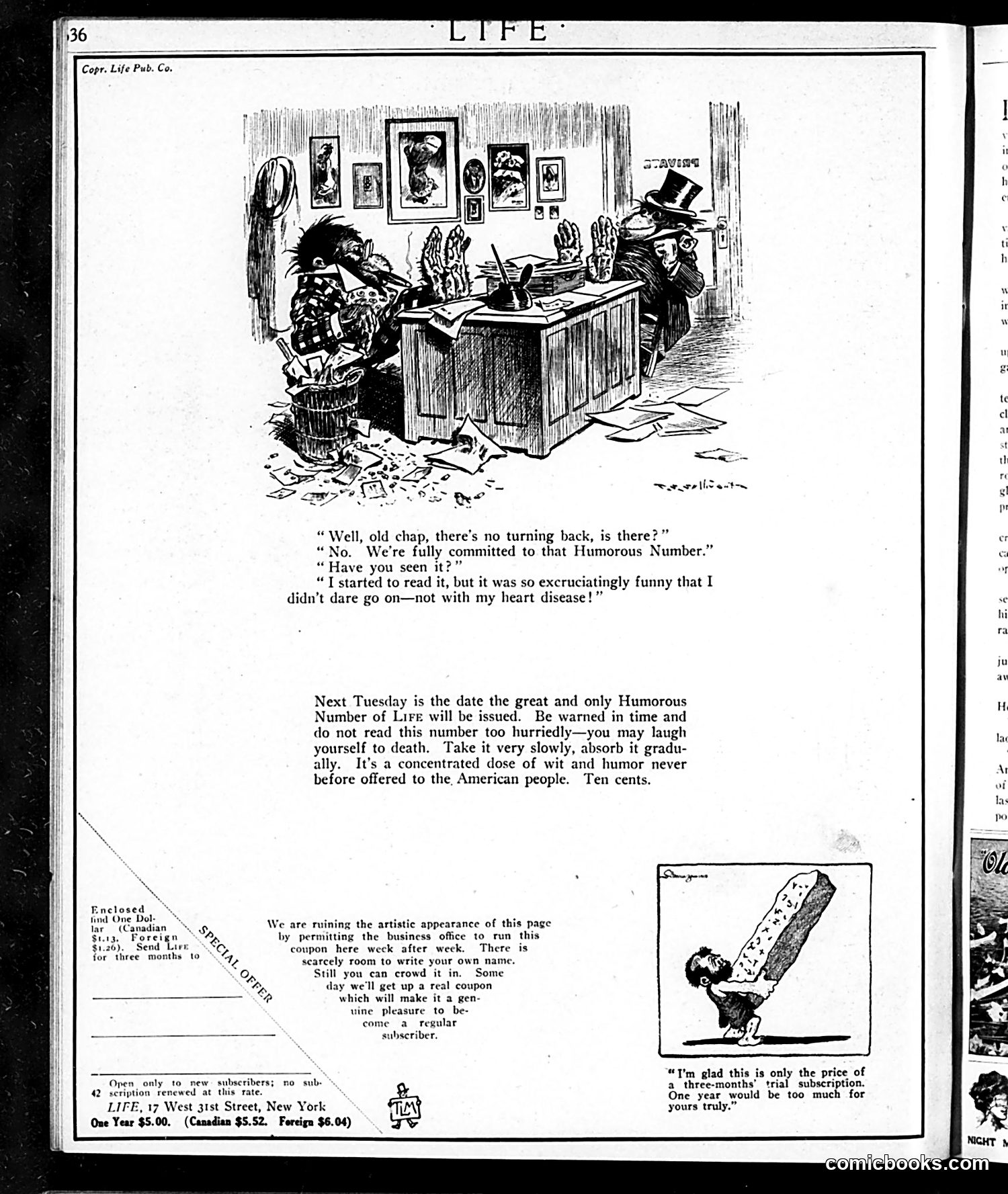 Life — April 9, 1914 — page 4: Life, 1914-04-09