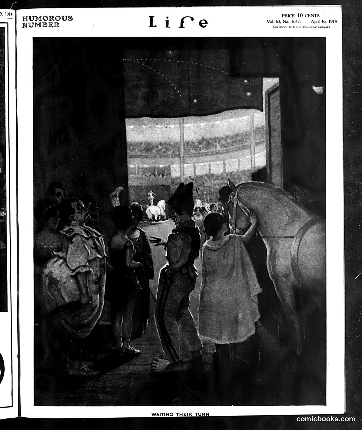 Life — April 16, 1914 — page 1: Life, 1914-04-16