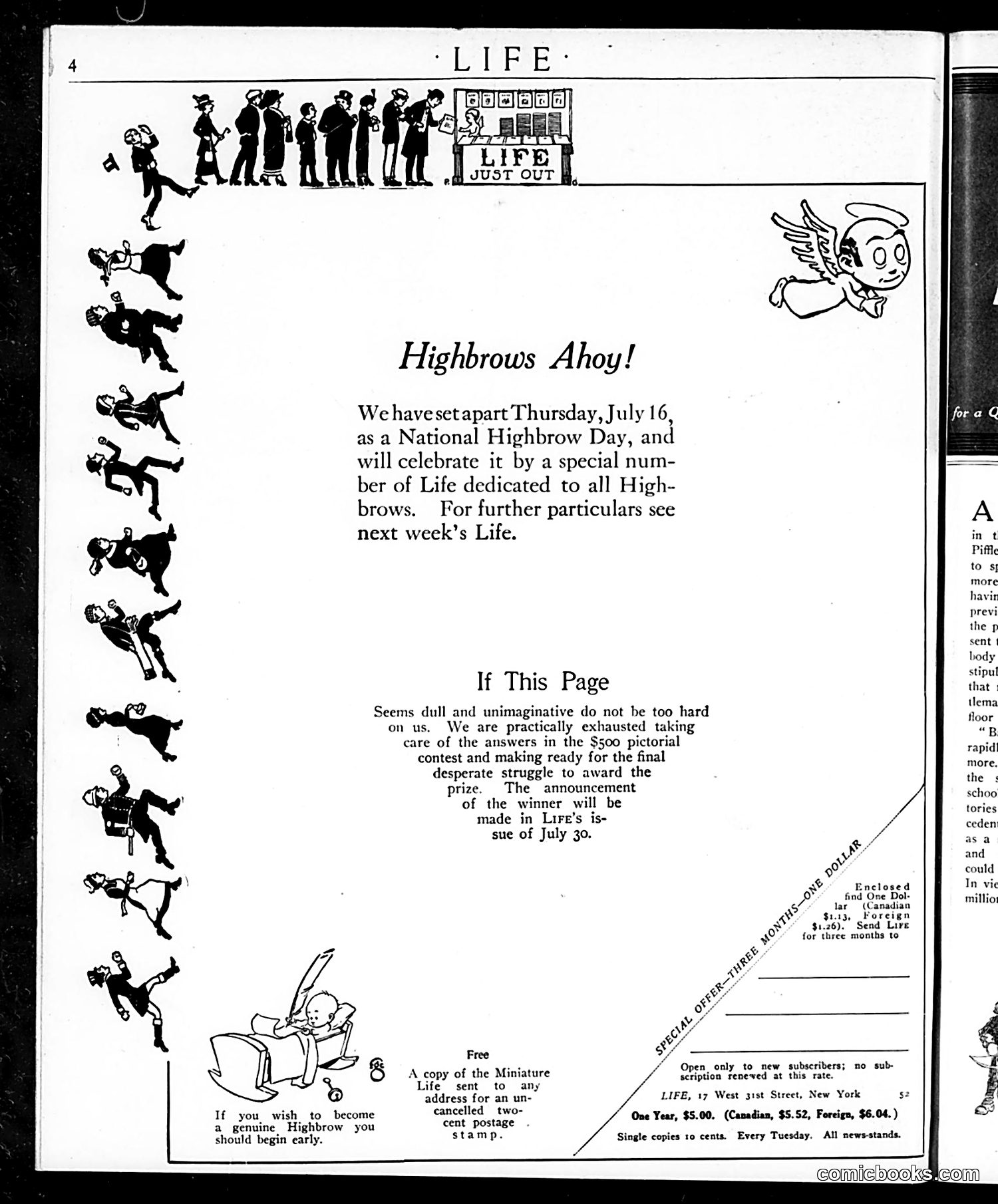 Life — July 2, 1914 — page 4: Life, 1914-07-02