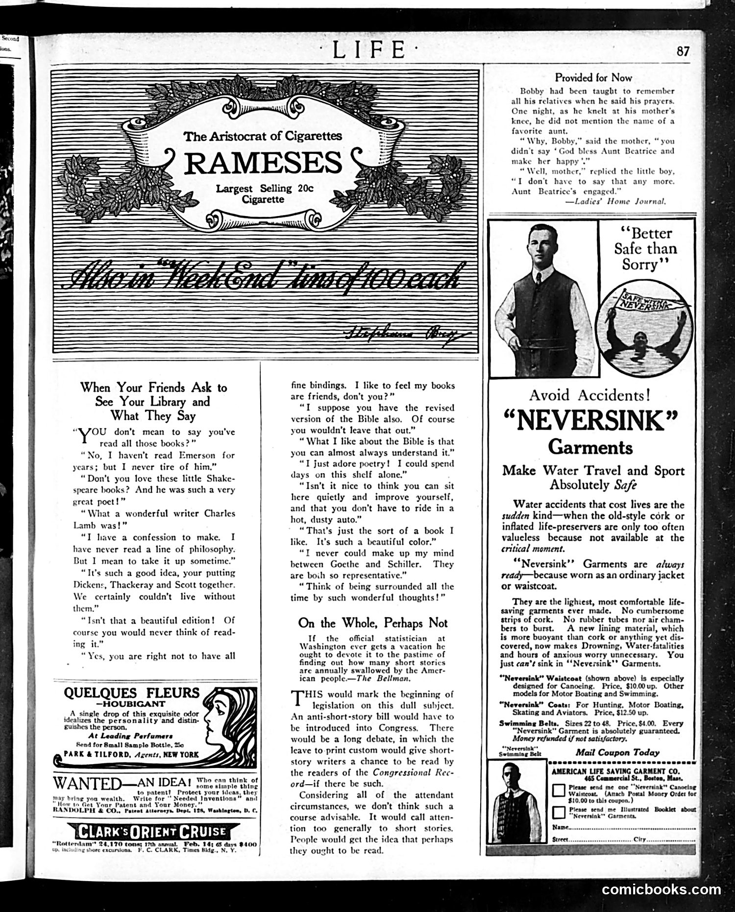 Life — July 16, 1914 — page 3: Life, 1914-07-16
