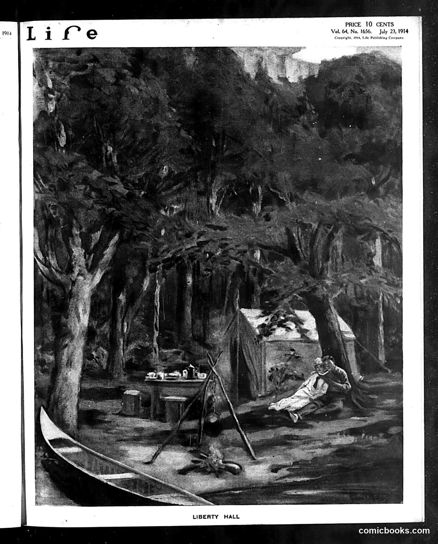 Life — July 23, 1914 — page 1: Life, 1914-07-23