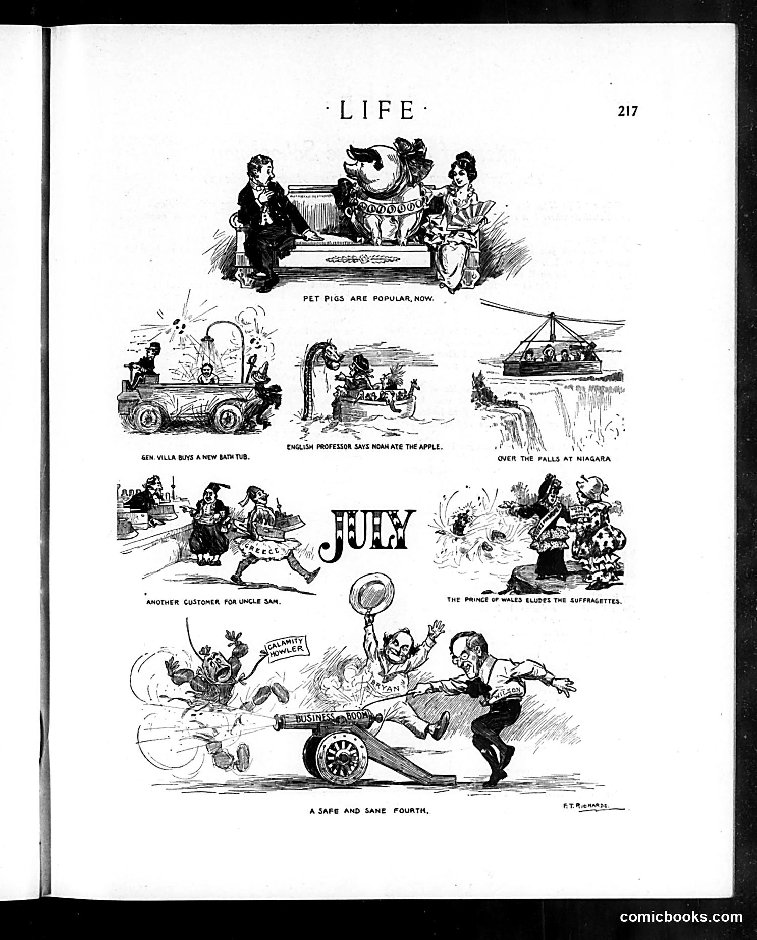 Life — August 6, 1914 — page 13: Life, 1914-08-06