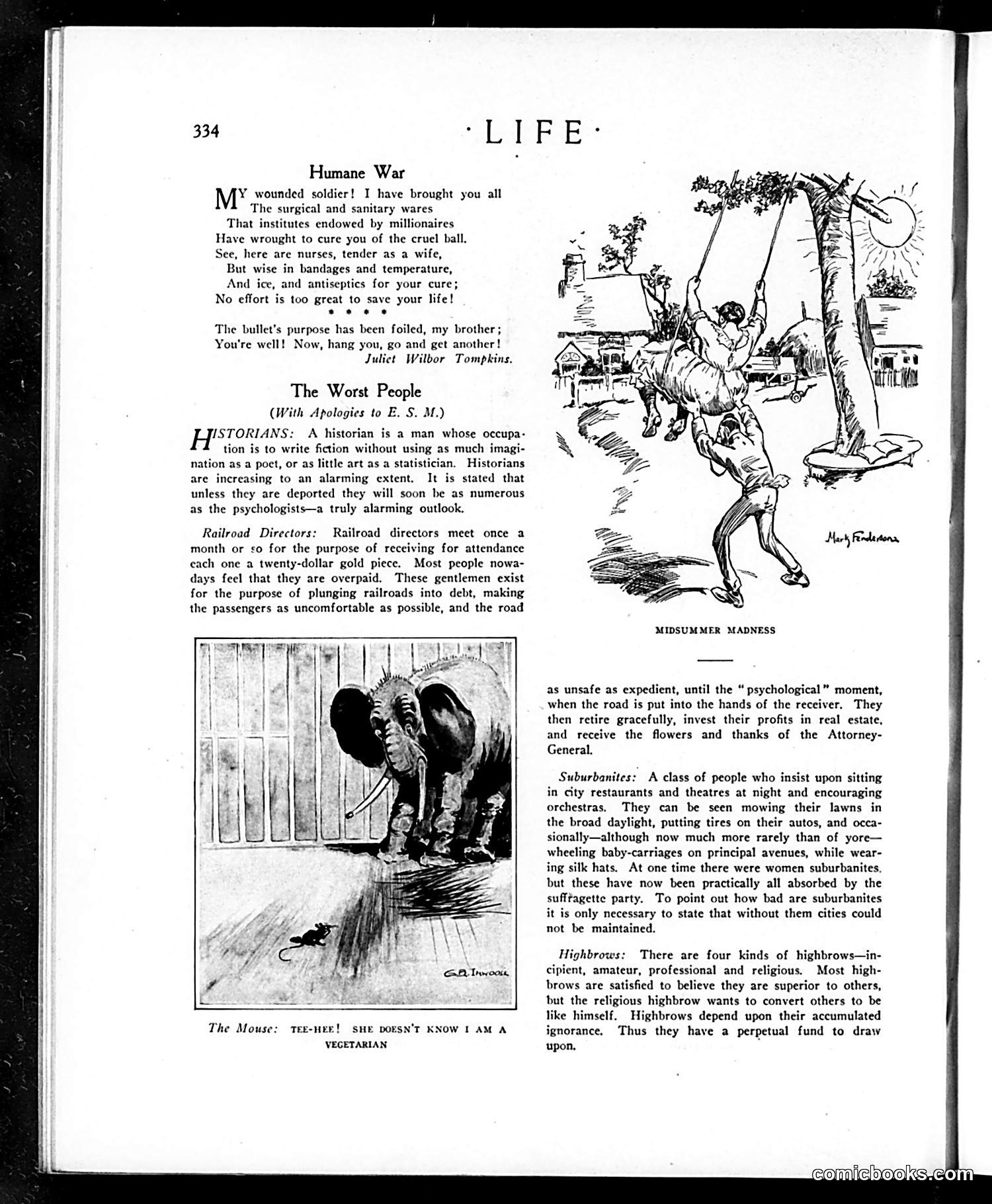 Life — August 27, 1914 — page 10: Life, 1914-08-27