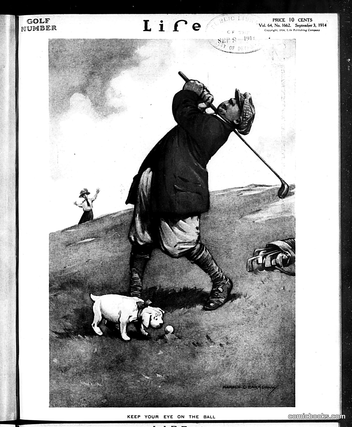 Life — September 3, 1914 — page 1: Life, 1914-09-03