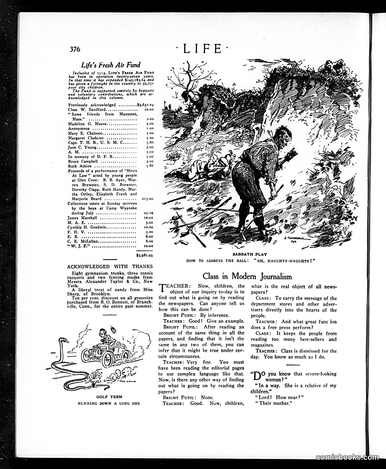 Life — September 3, 1914 — page 8: Life, 1914-09-03