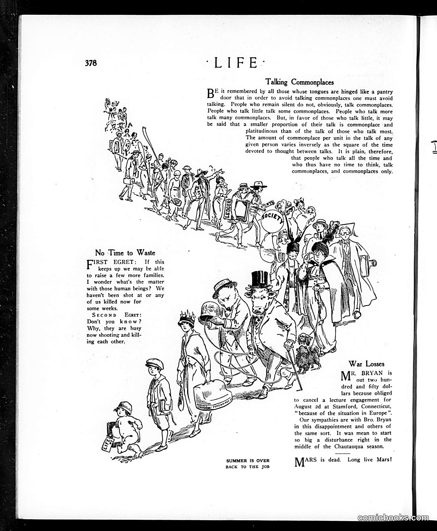 Life — September 3, 1914 — page 10: Life, 1914-09-03