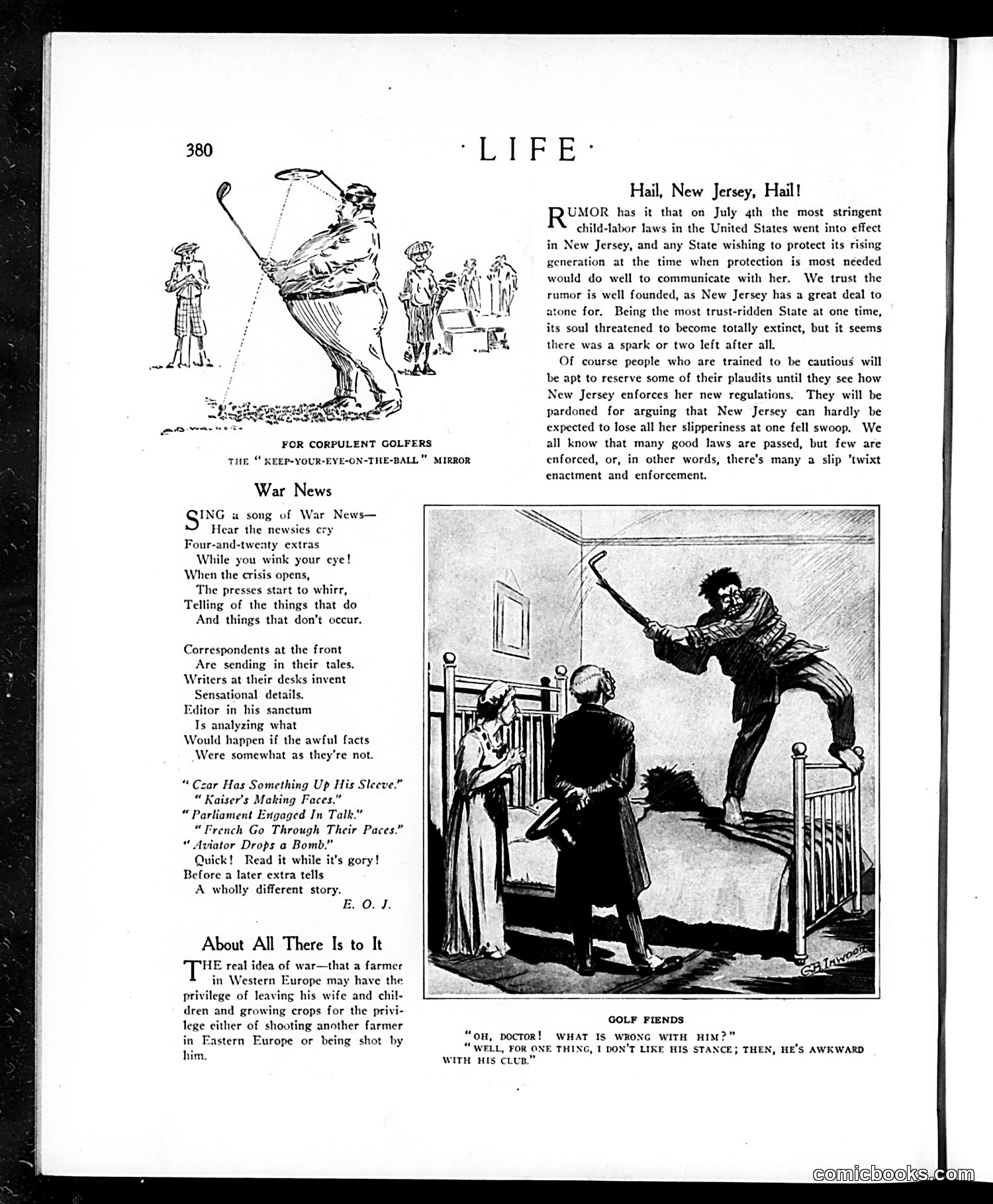 Life — September 3, 1914 — page 12: Life, 1914-09-03