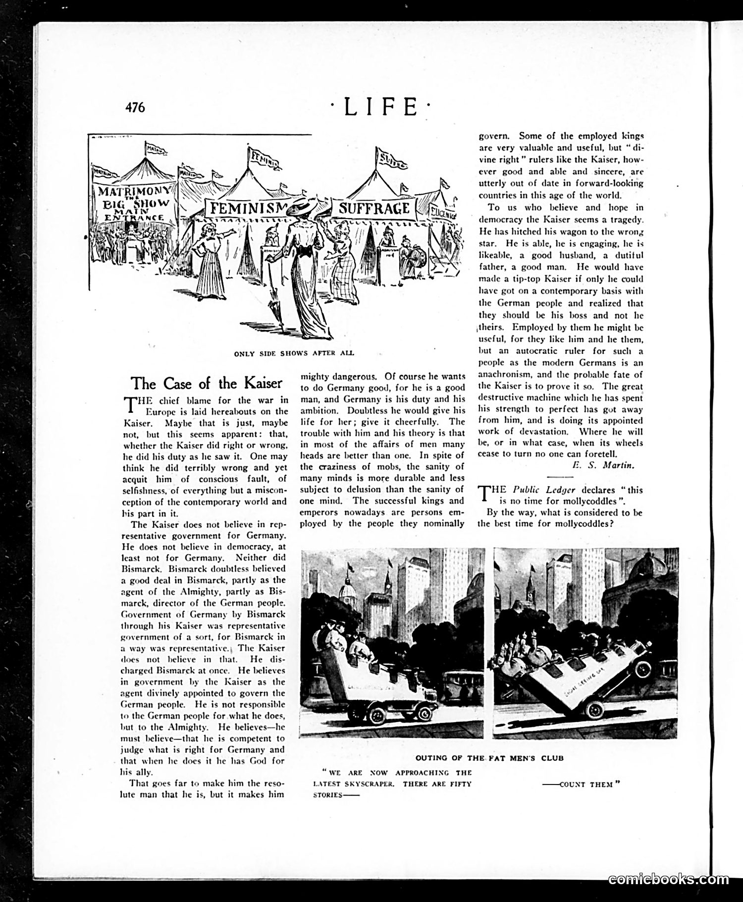 Life — September 17, 1914 — page 12: Life, 1914-09-17