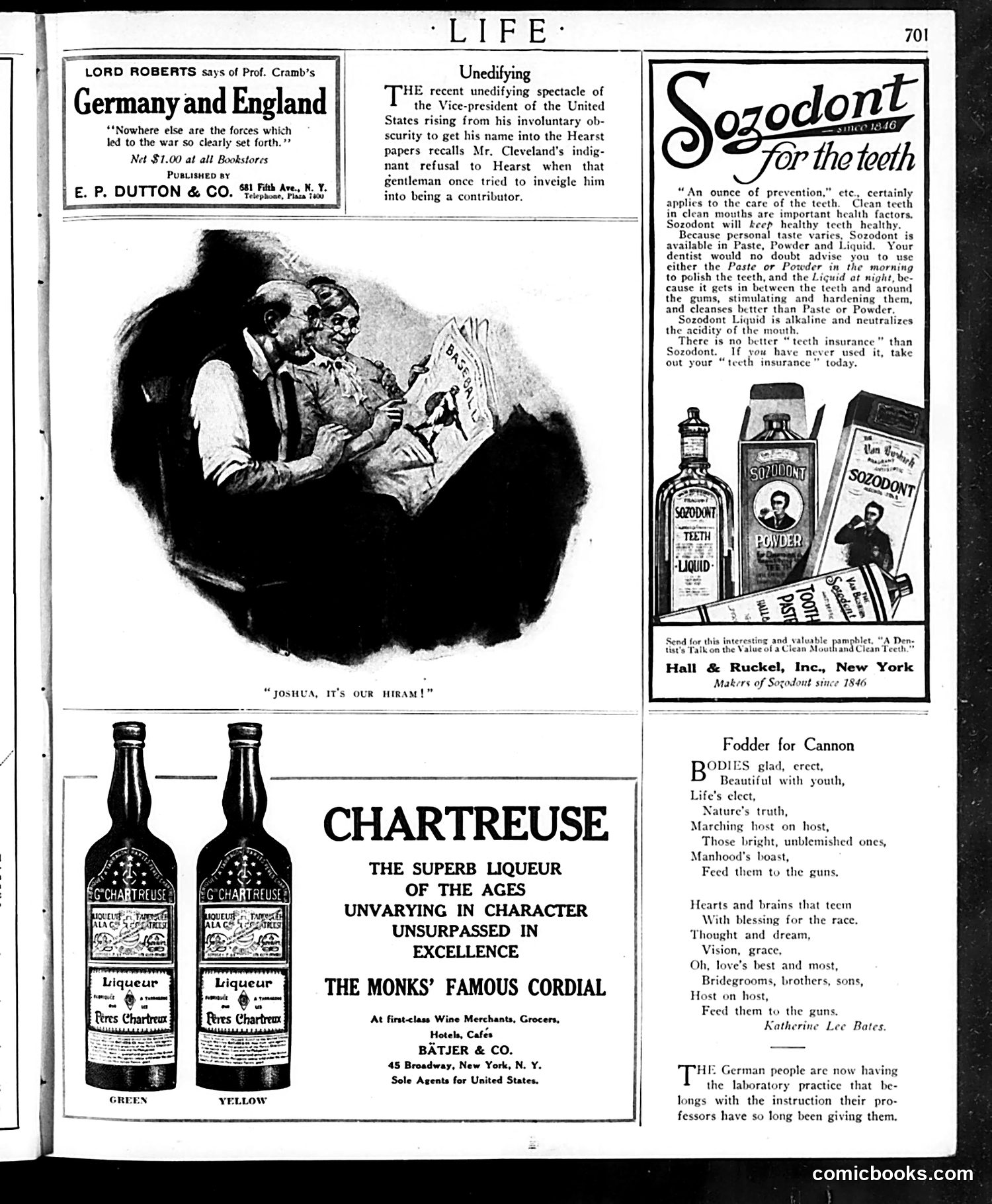 Life — October 22, 1914 — page 5: Life, 1914-10-22