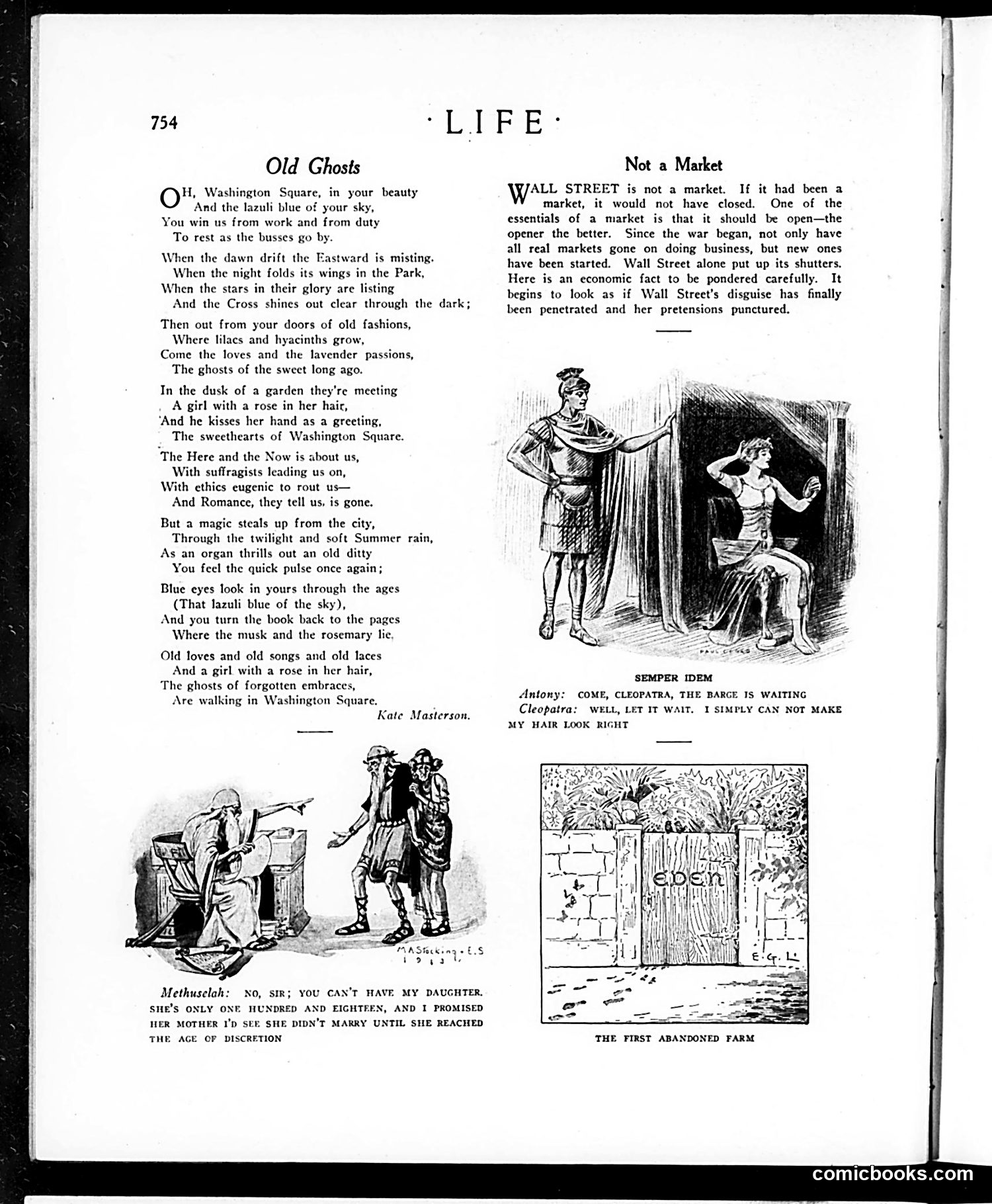 Life — October 29, 1914 — page 14: Life, 1914-10-29
