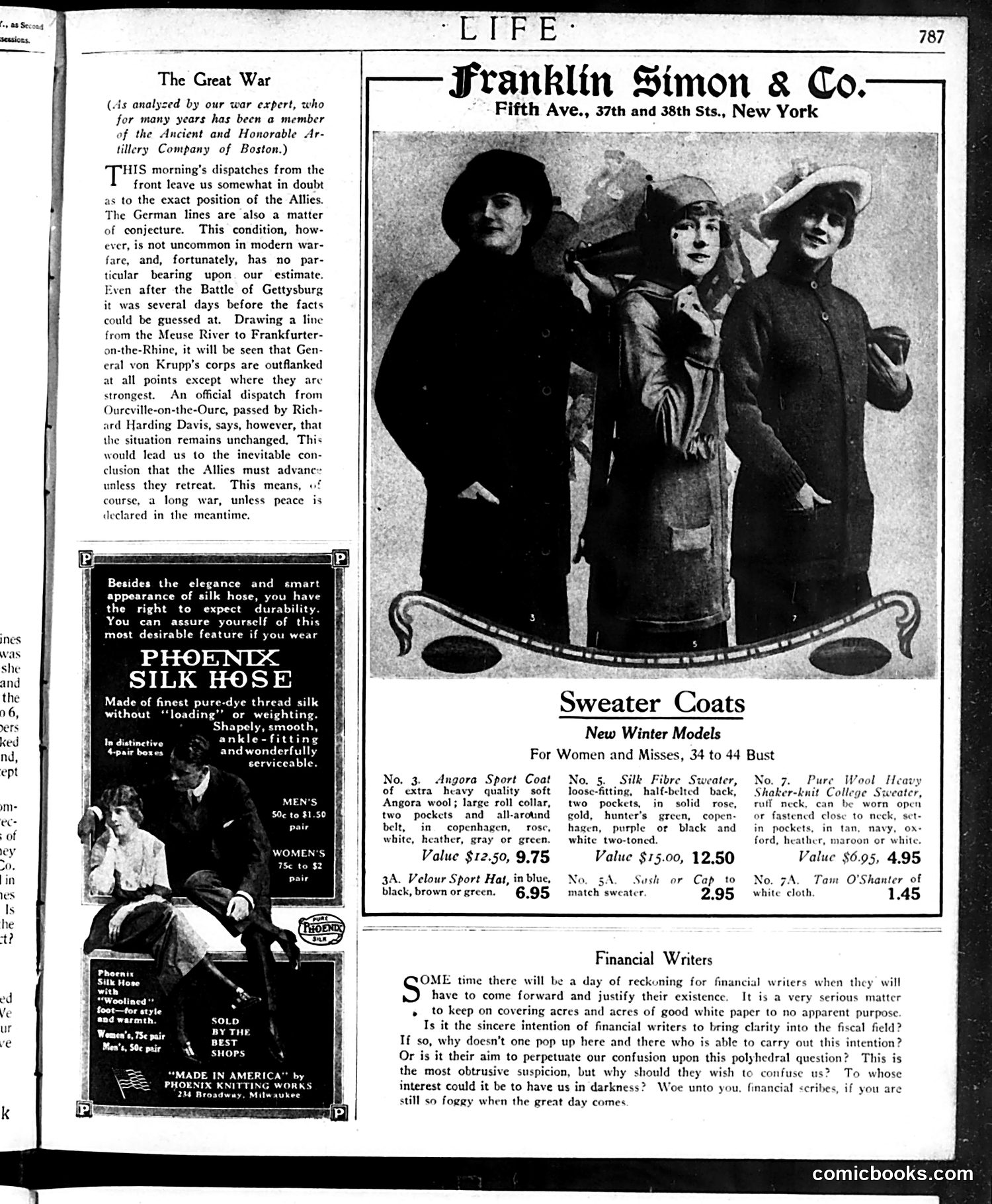 Life — November 5, 1914 — page 3: Life, 1914-11-05