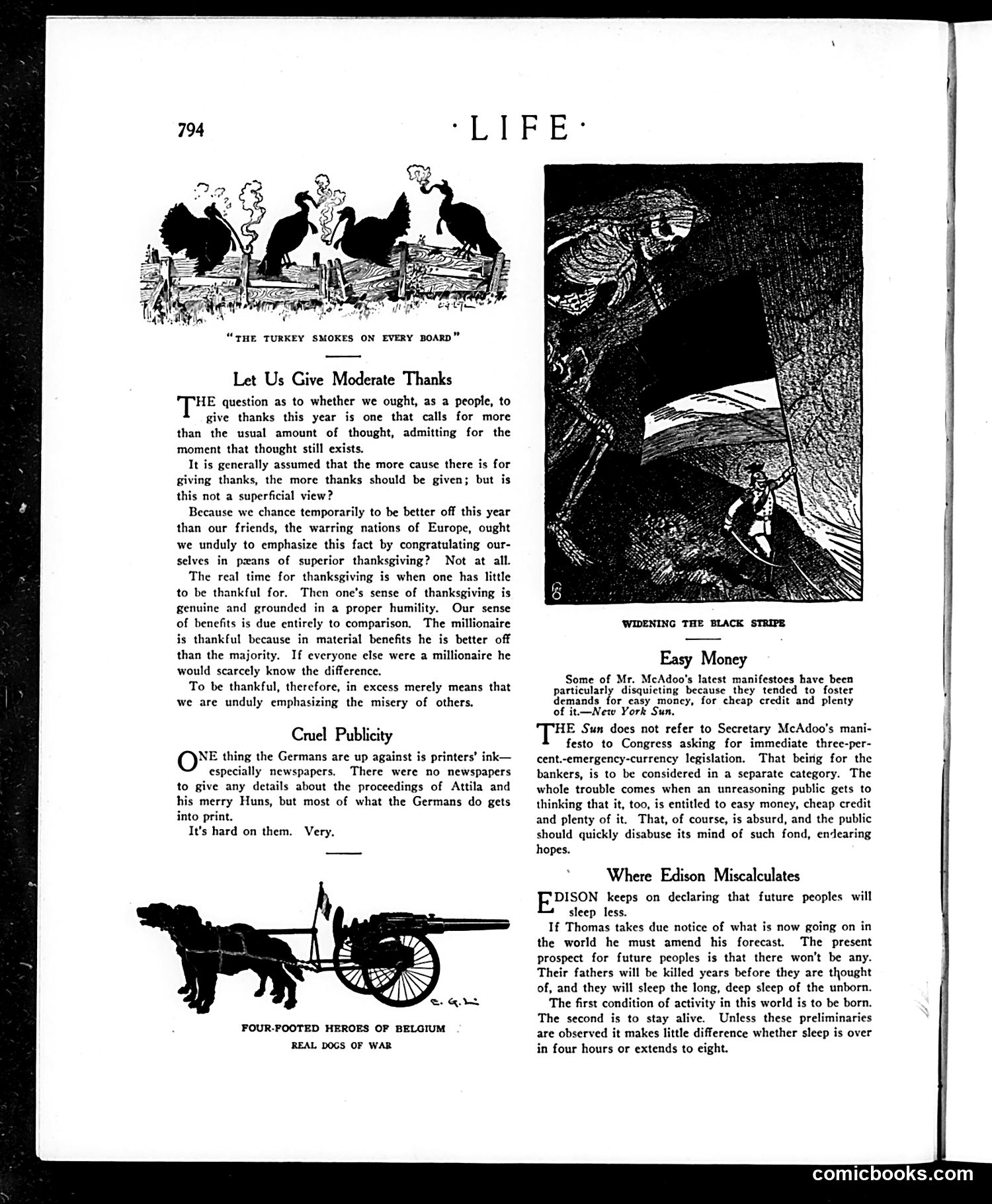 Life — November 5, 1914 — page 10: Life, 1914-11-05