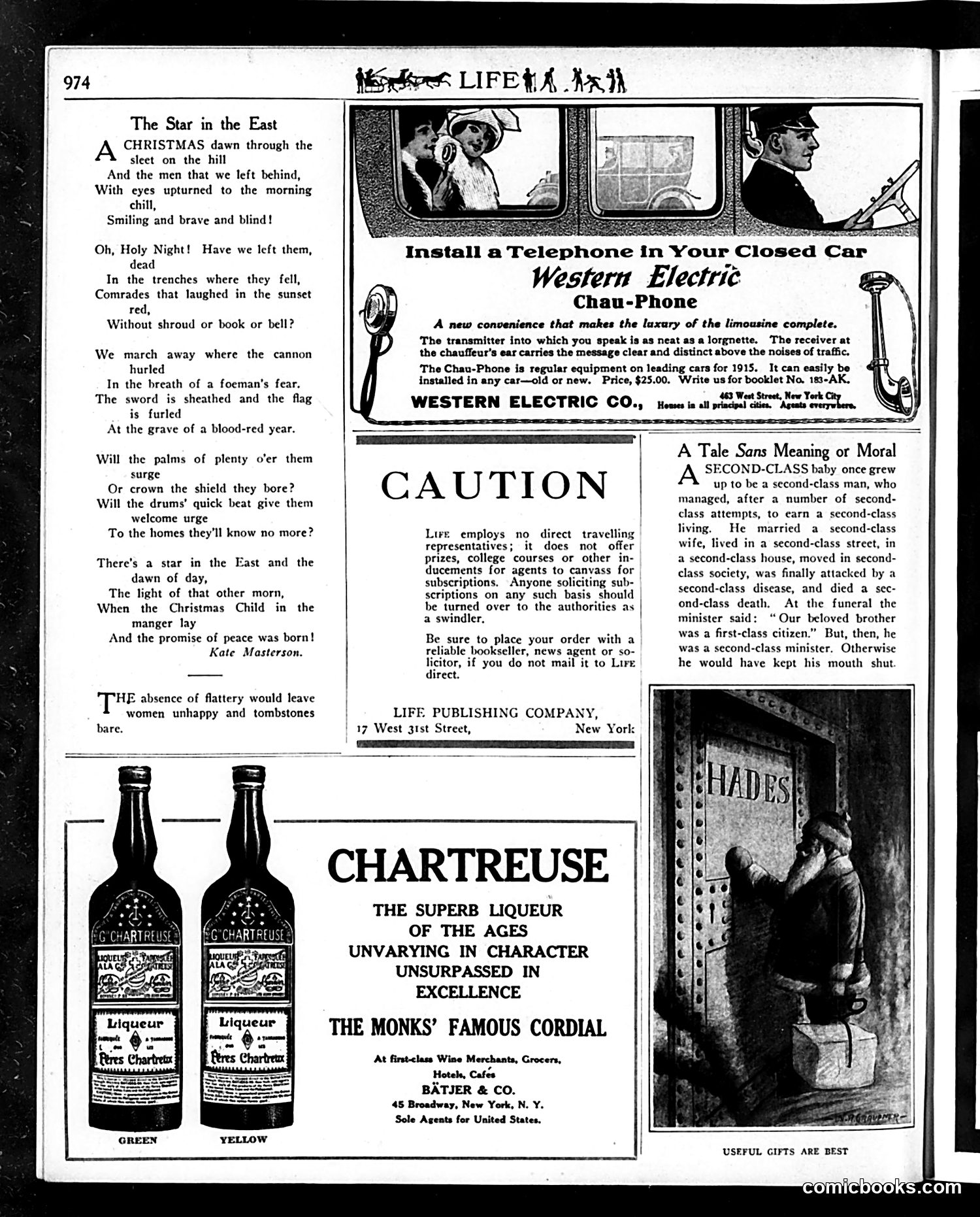 Life — December 3, 1914 — page 6: Life, 1914-12-03