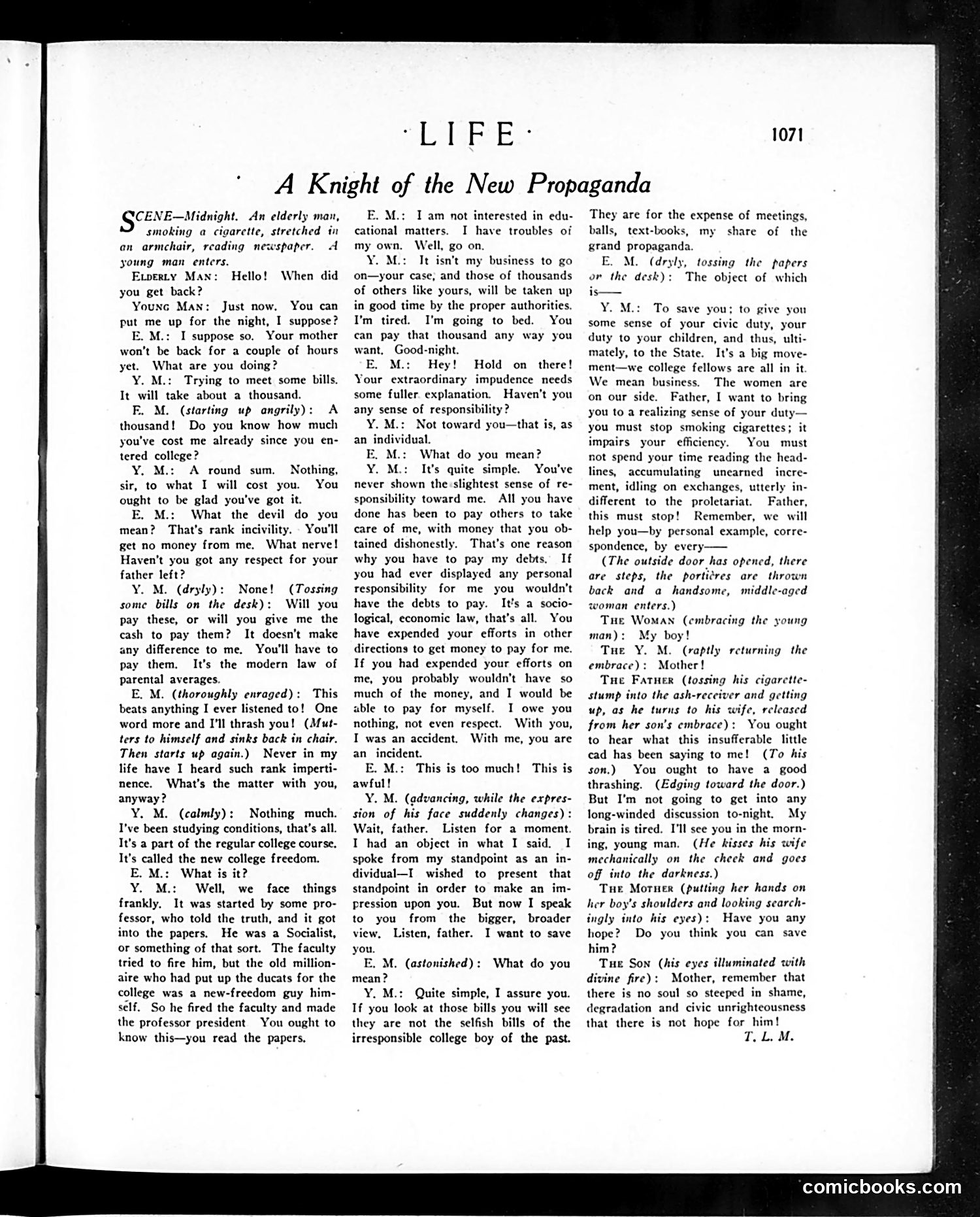 Life — December 10, 1914 — page 11: Life, 1914-12-10
