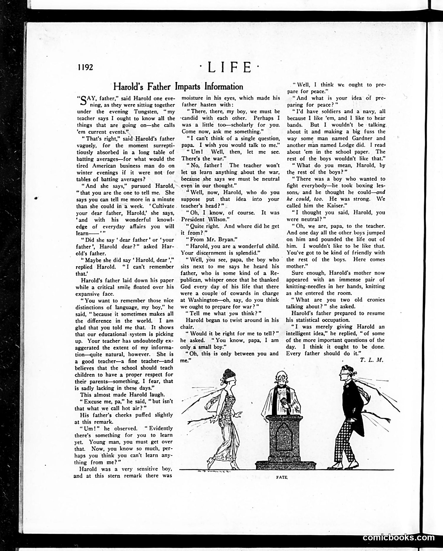 Life — December 31, 1914 — page 12: Life, 1914-12-31