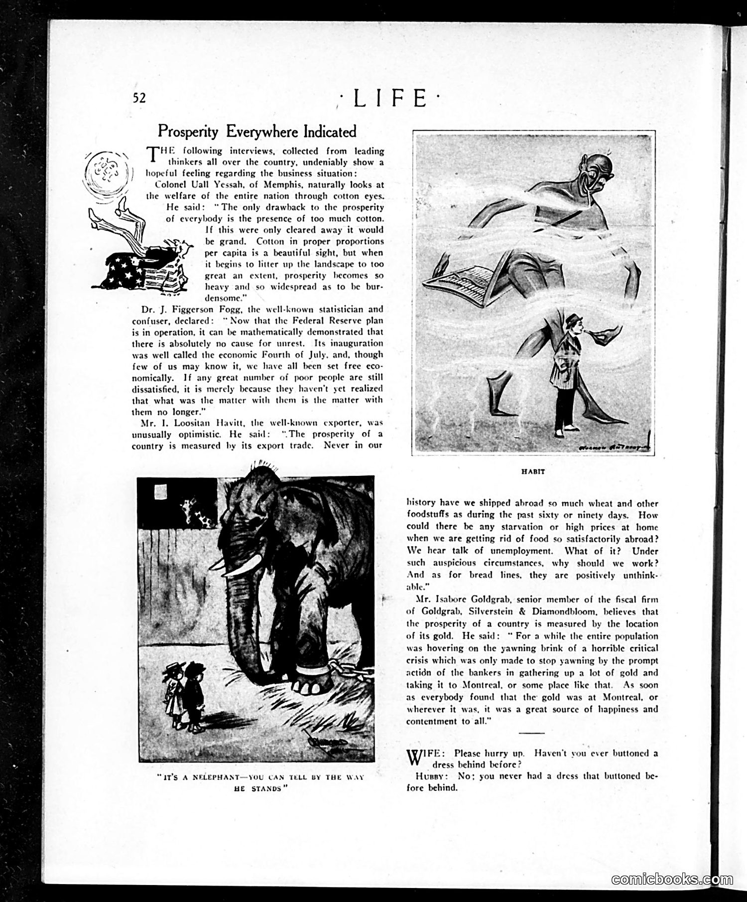 Life — January 14, 1915 — page 8: Life, 1915-01-14