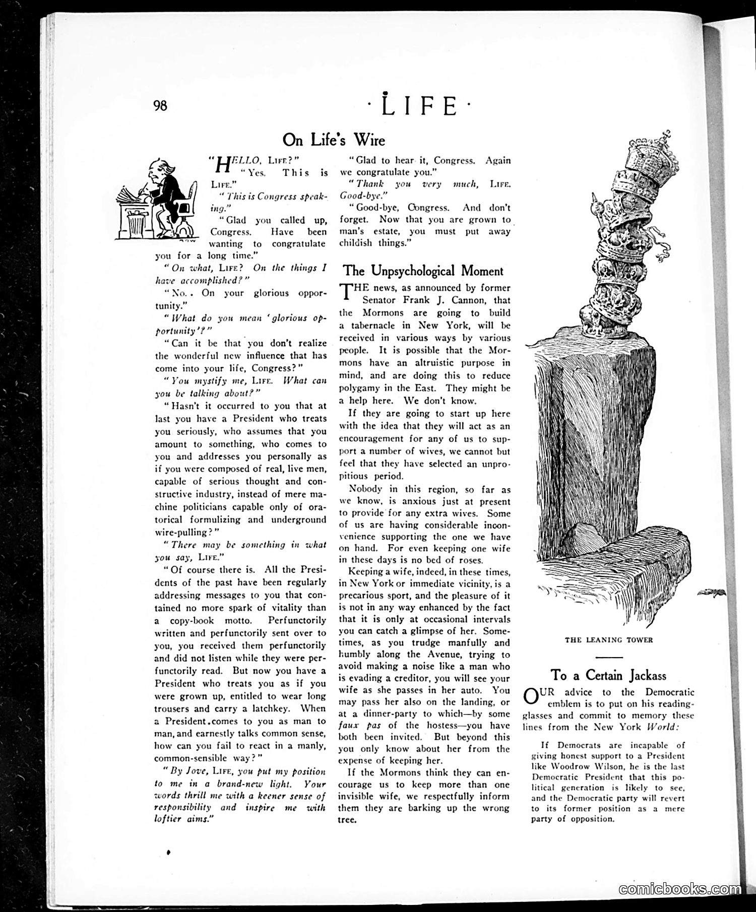 Life — January 21, 1915 — page 10: Life, 1915-01-21