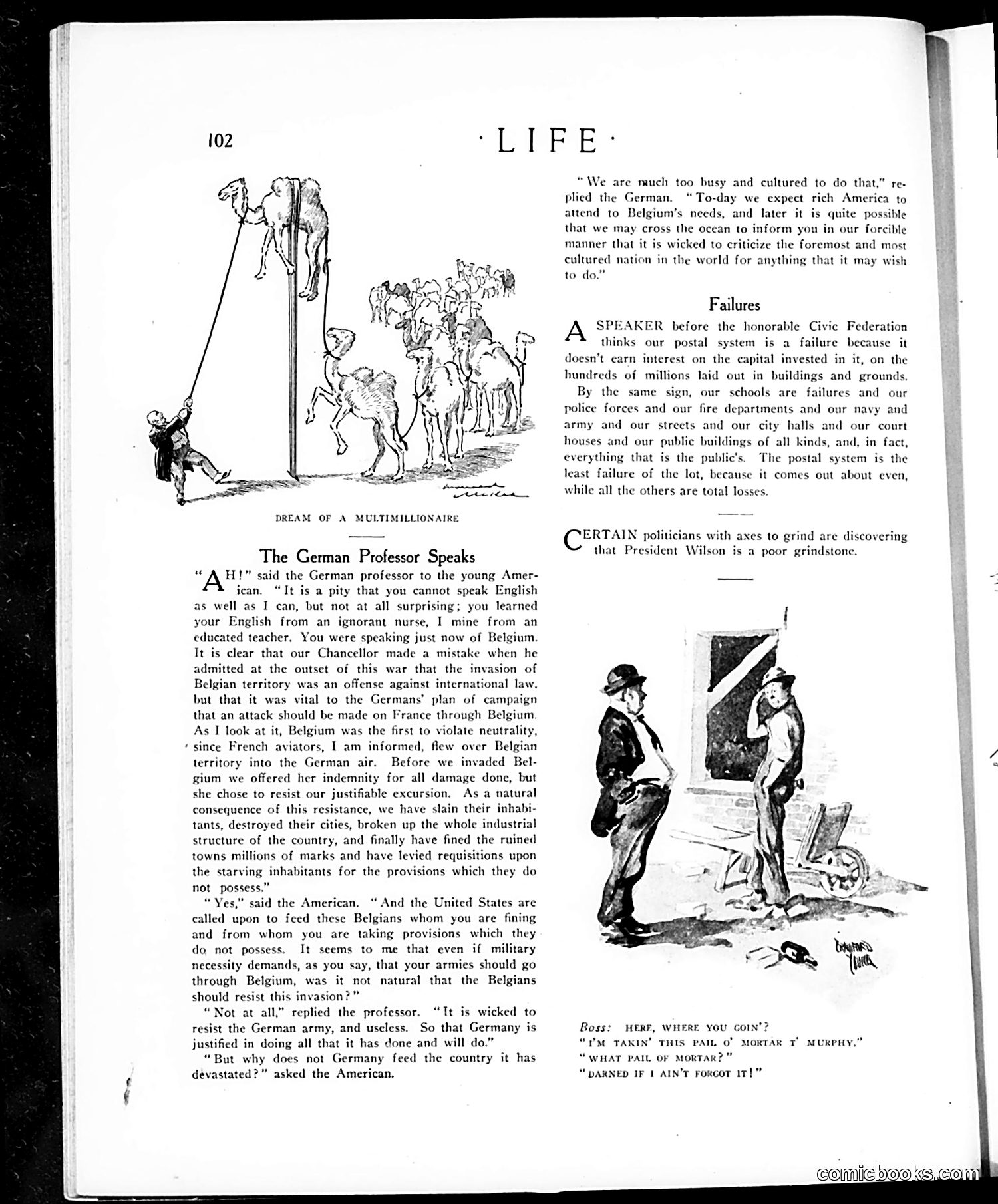 Life — January 21, 1915 — page 14: Life, 1915-01-21