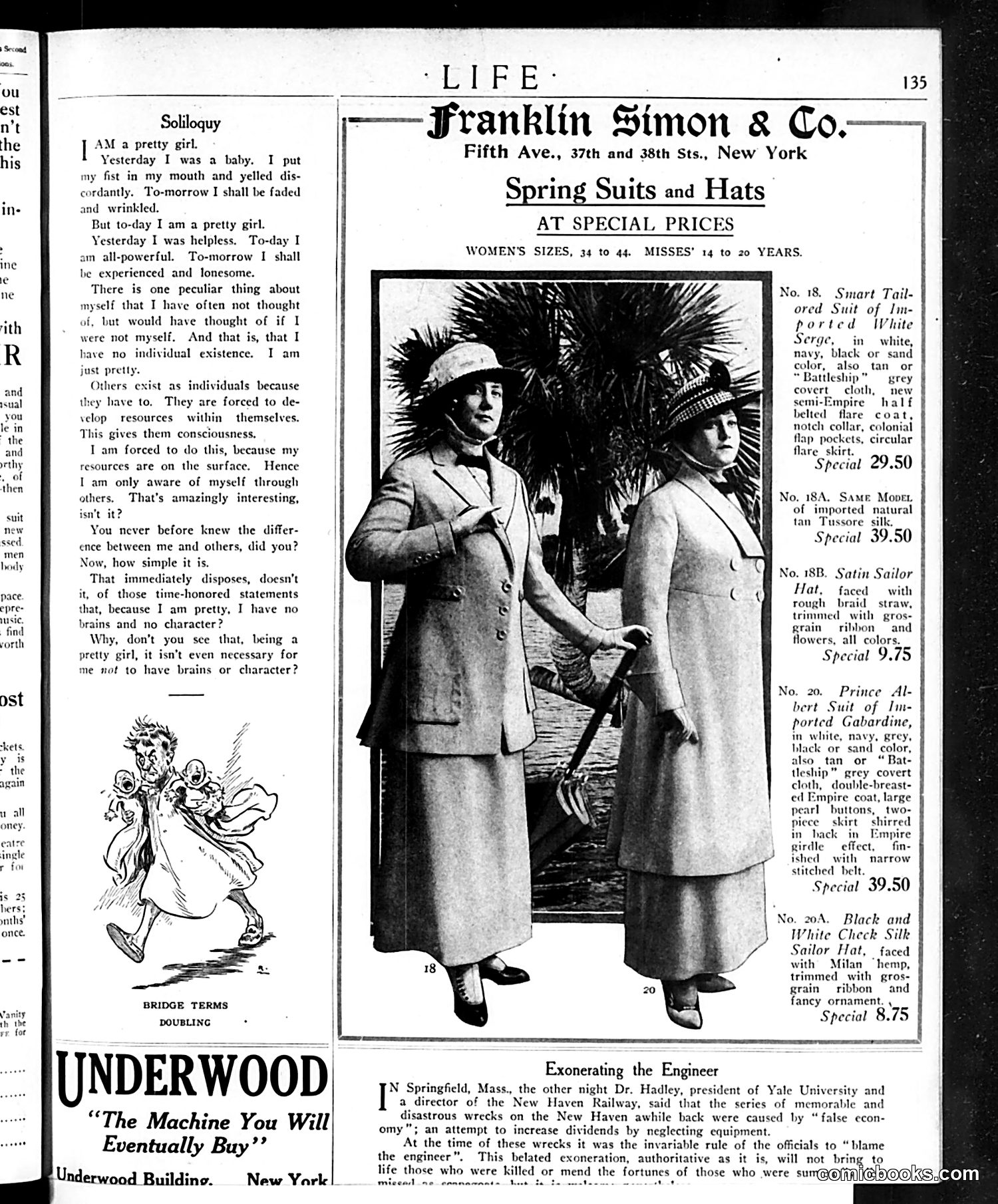 Life — January 28, 1915 — page 3: Life, 1915-01-28