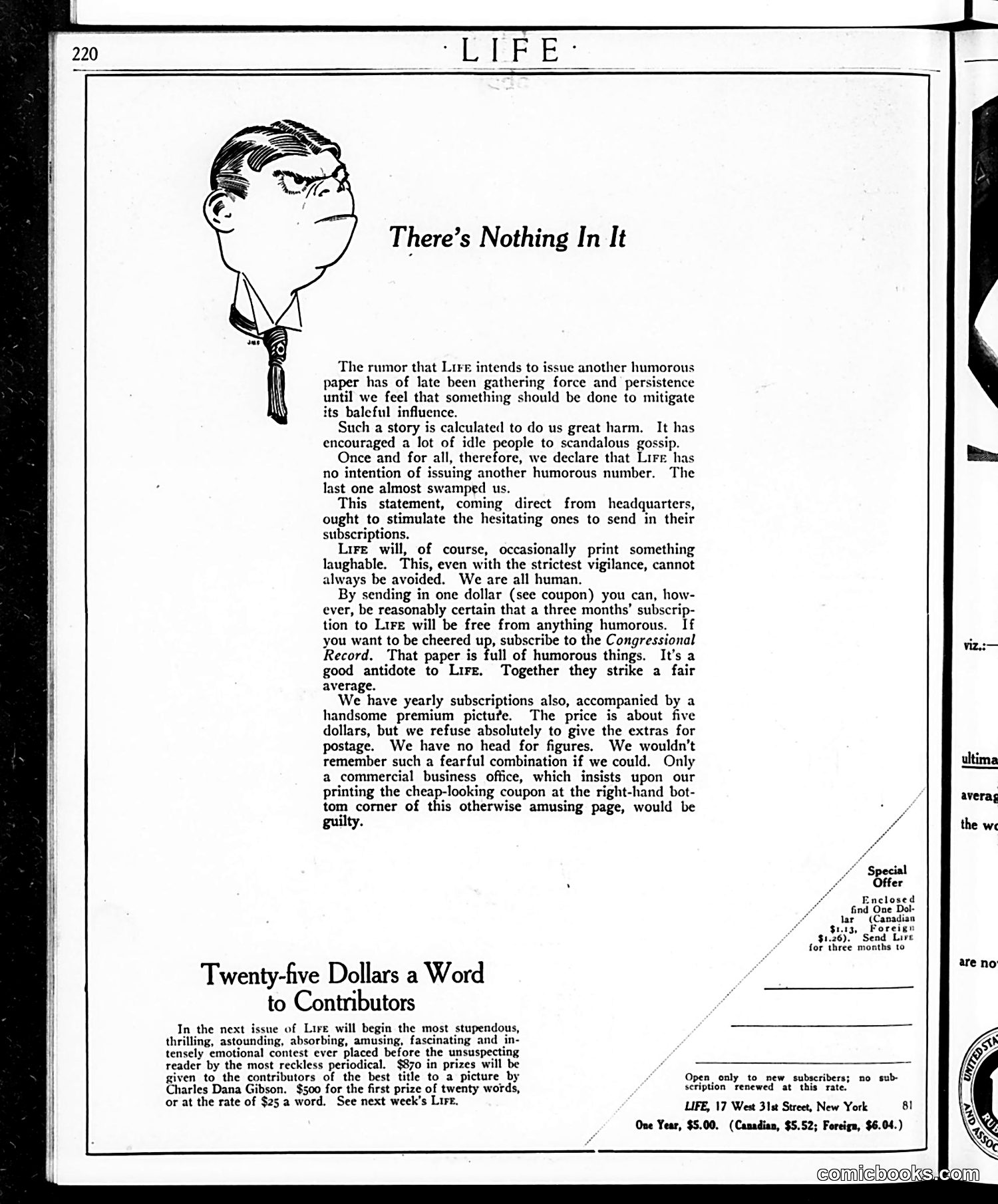 Life — February 11, 1915 — page 4: Life, 1915-02-11