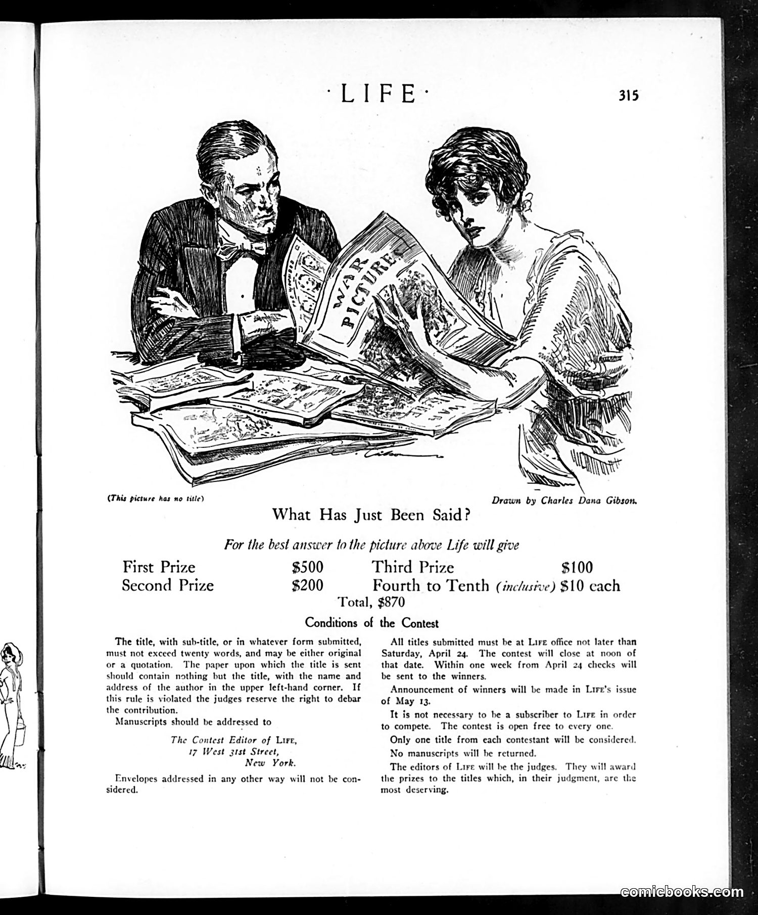 Life — February 25, 1915 — page 11: Life, 1915-02-25