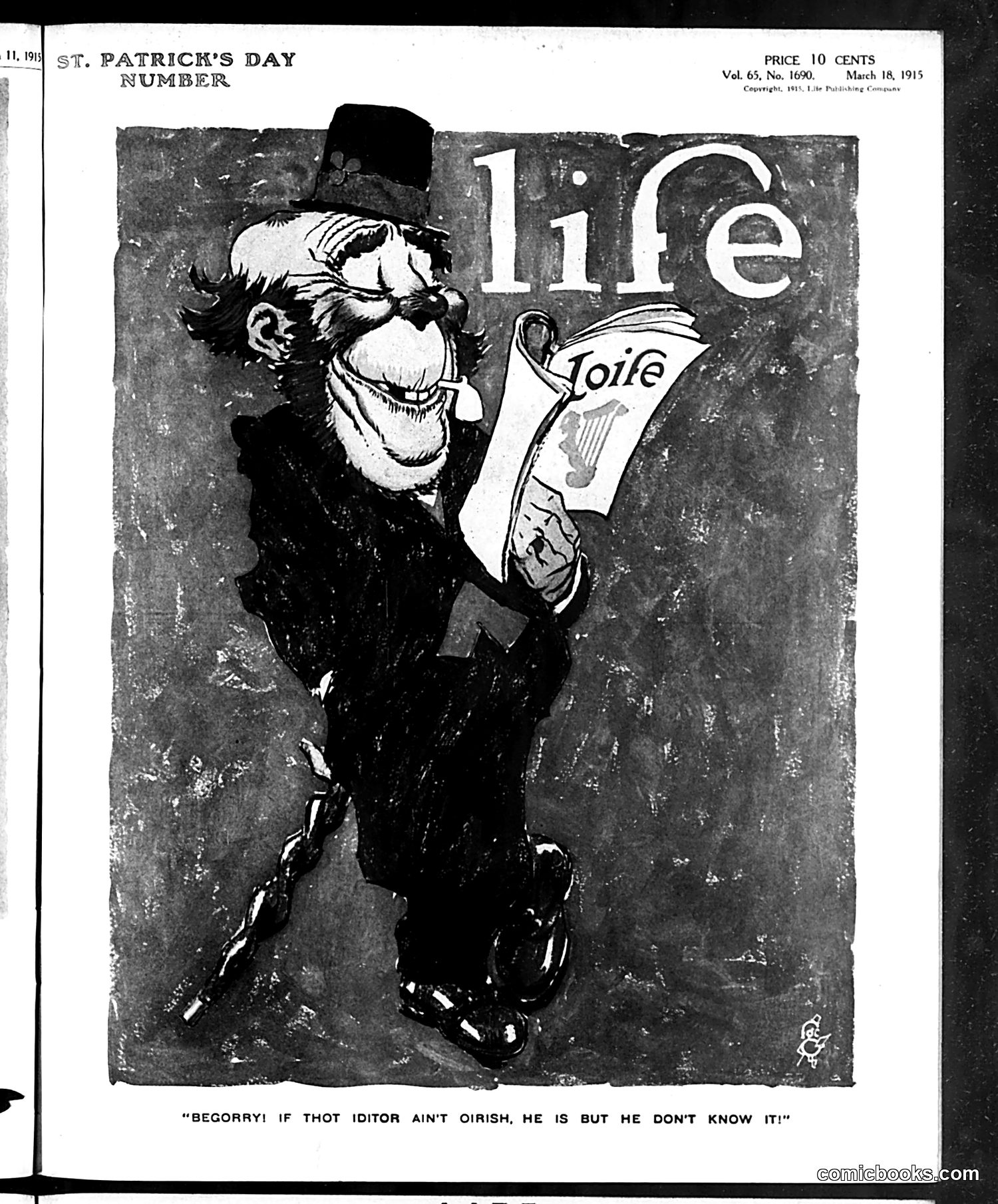 Life — March 18, 1915 — page 1: Life, 1915-03-18