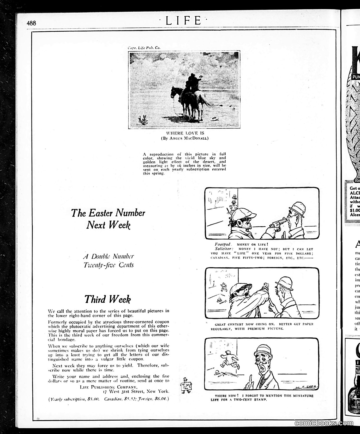 Life — March 25, 1915 — page 4: Life, 1915-03-25