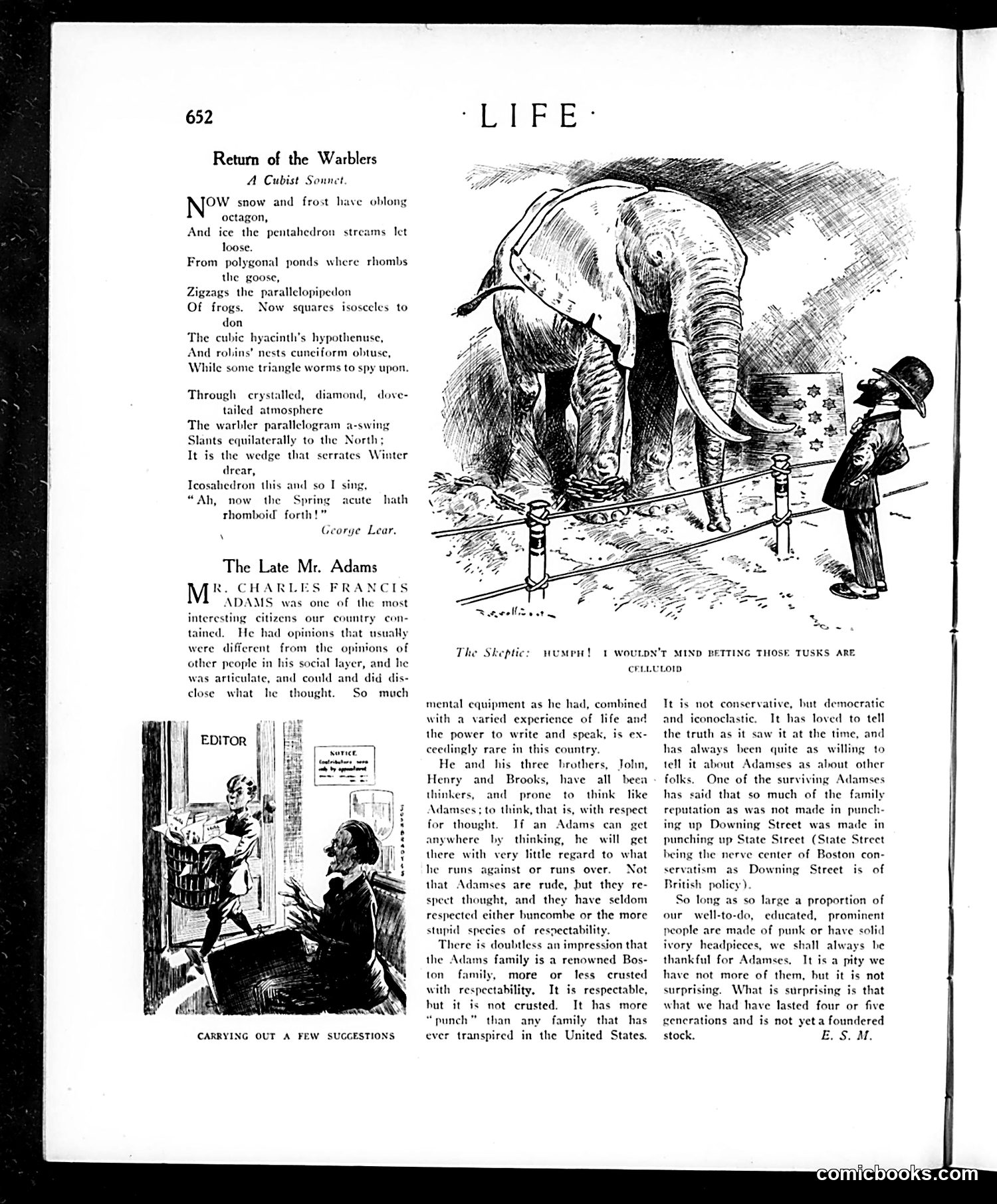 Life — April 15, 1915 — page 8: Life, 1915-04-15