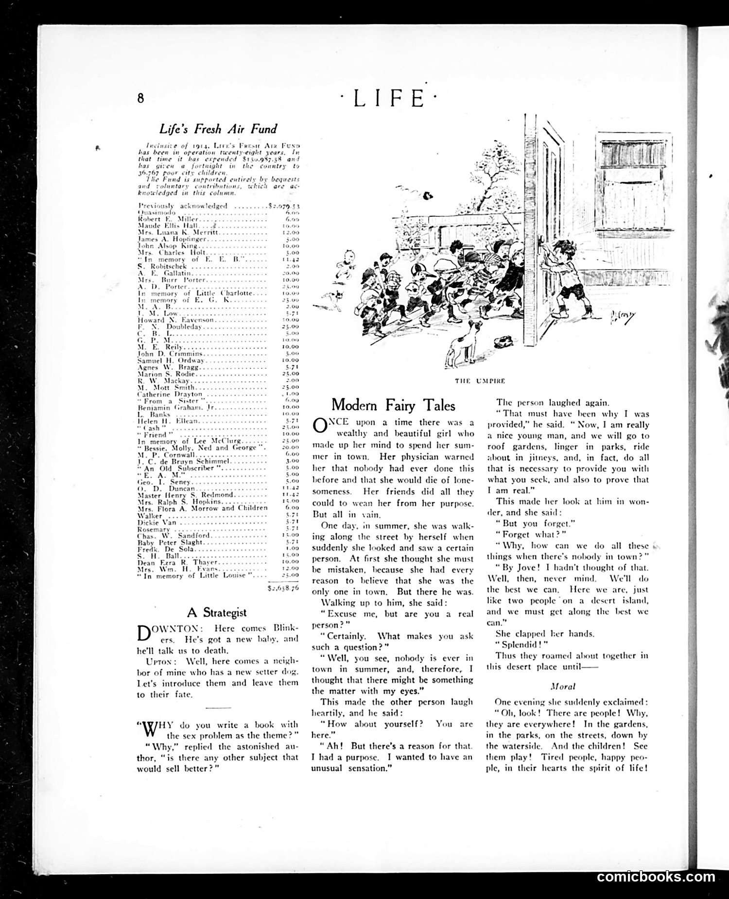 Life — July 1, 1915 — page 8: Life, 1915-07-01