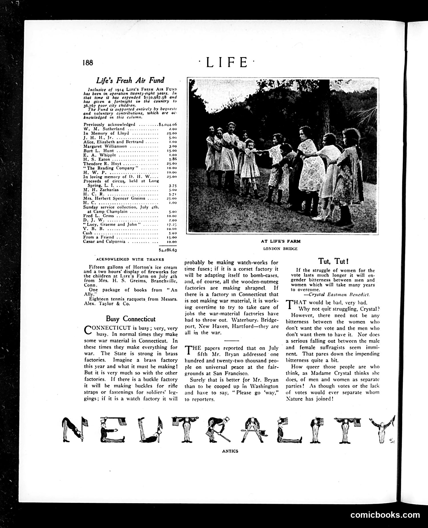 Life — July 29, 1915 — page 8: Life, 1915-07-29