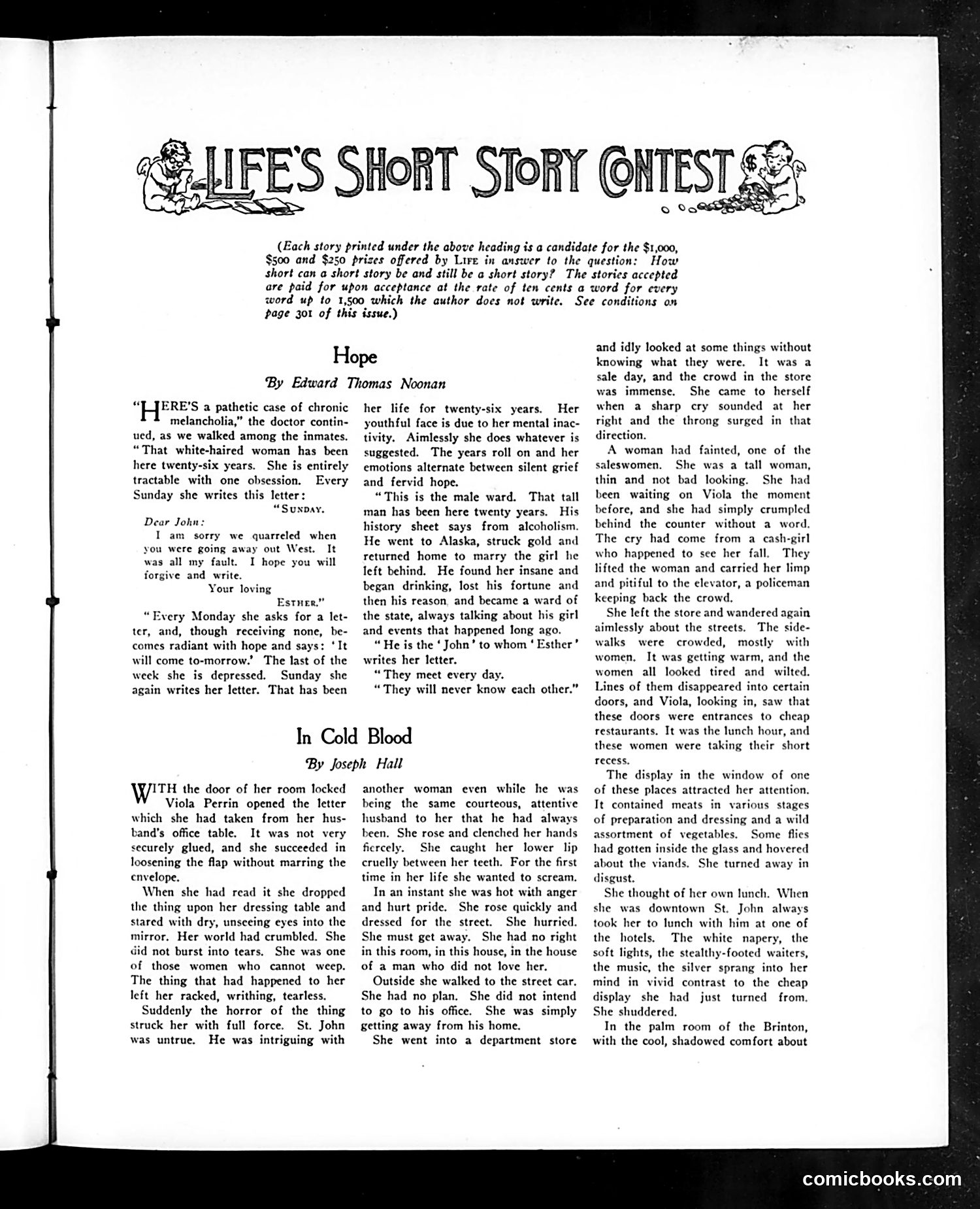 Life — August 12, 1915 — page 13: Life, 1915-08-12