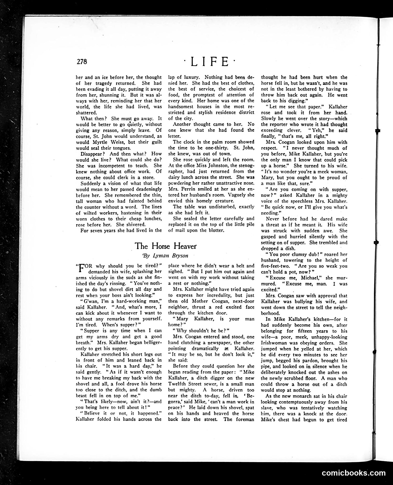 Life — August 12, 1915 — page 14: Life, 1915-08-12