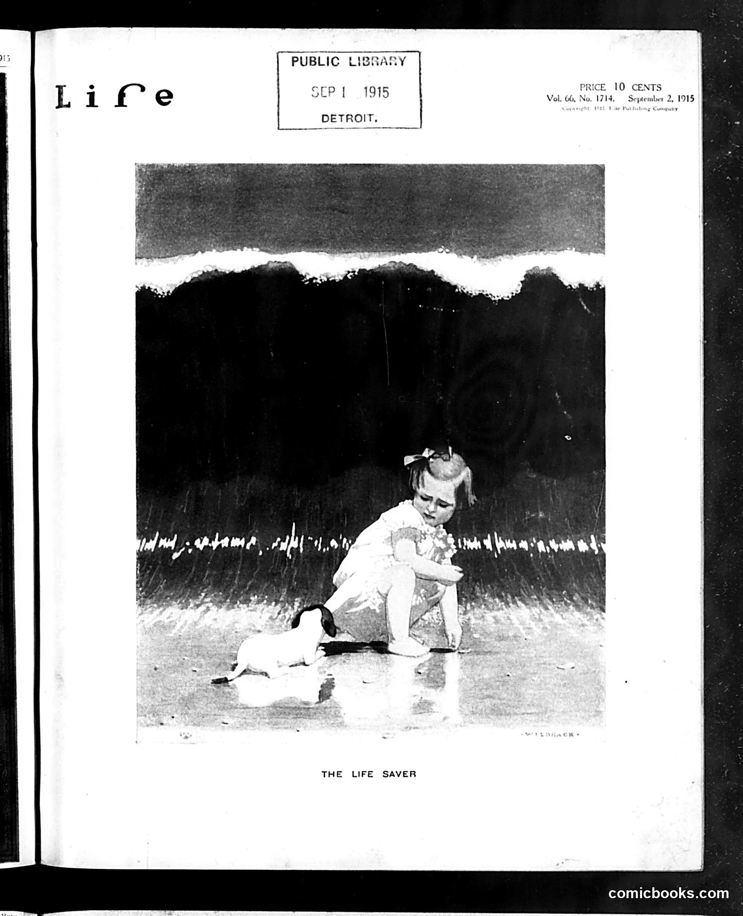 Life — September 2, 1915 — page 1: Life, 1915-09-02