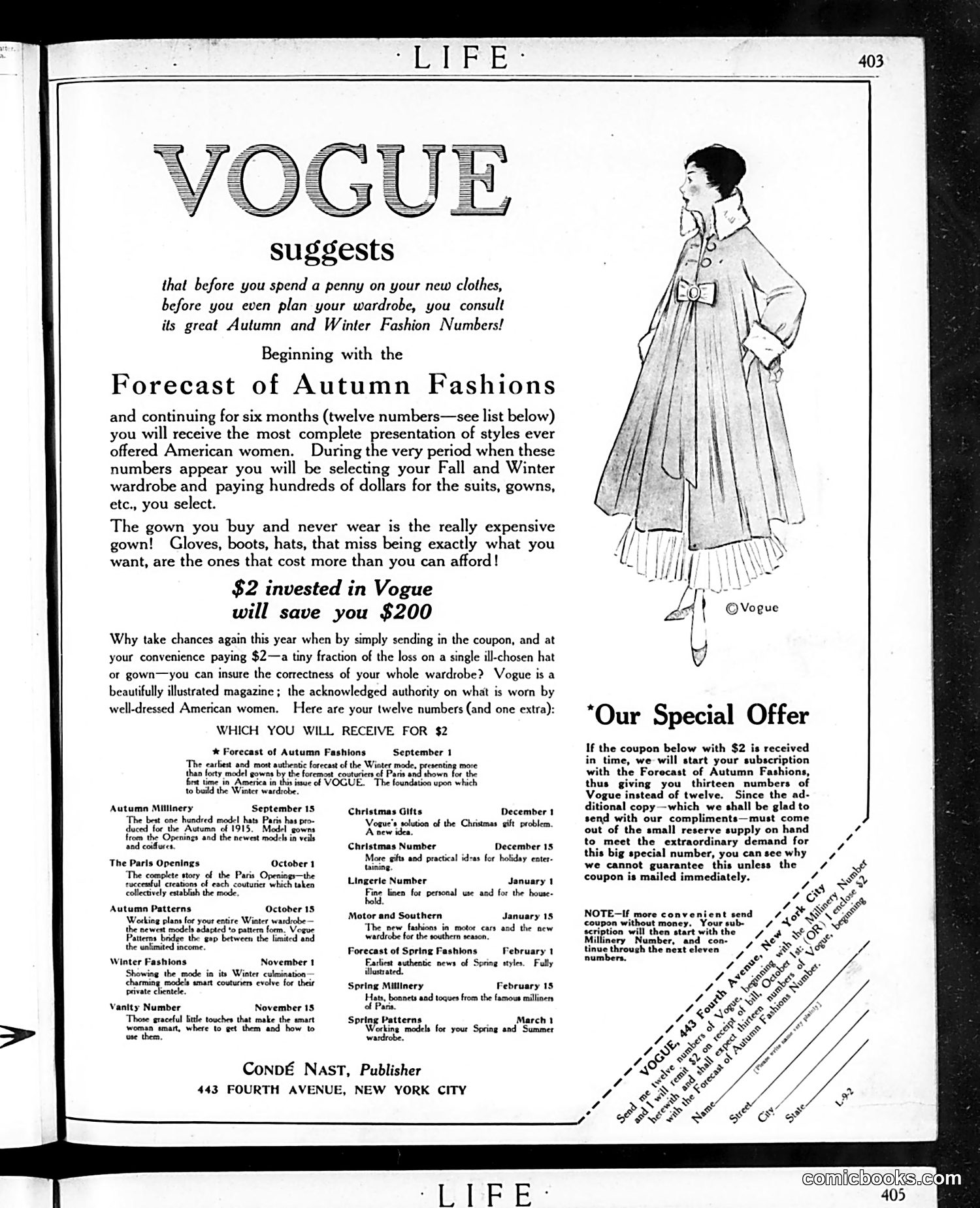 Life — September 2, 1915 — page 3: Life, 1915-09-02