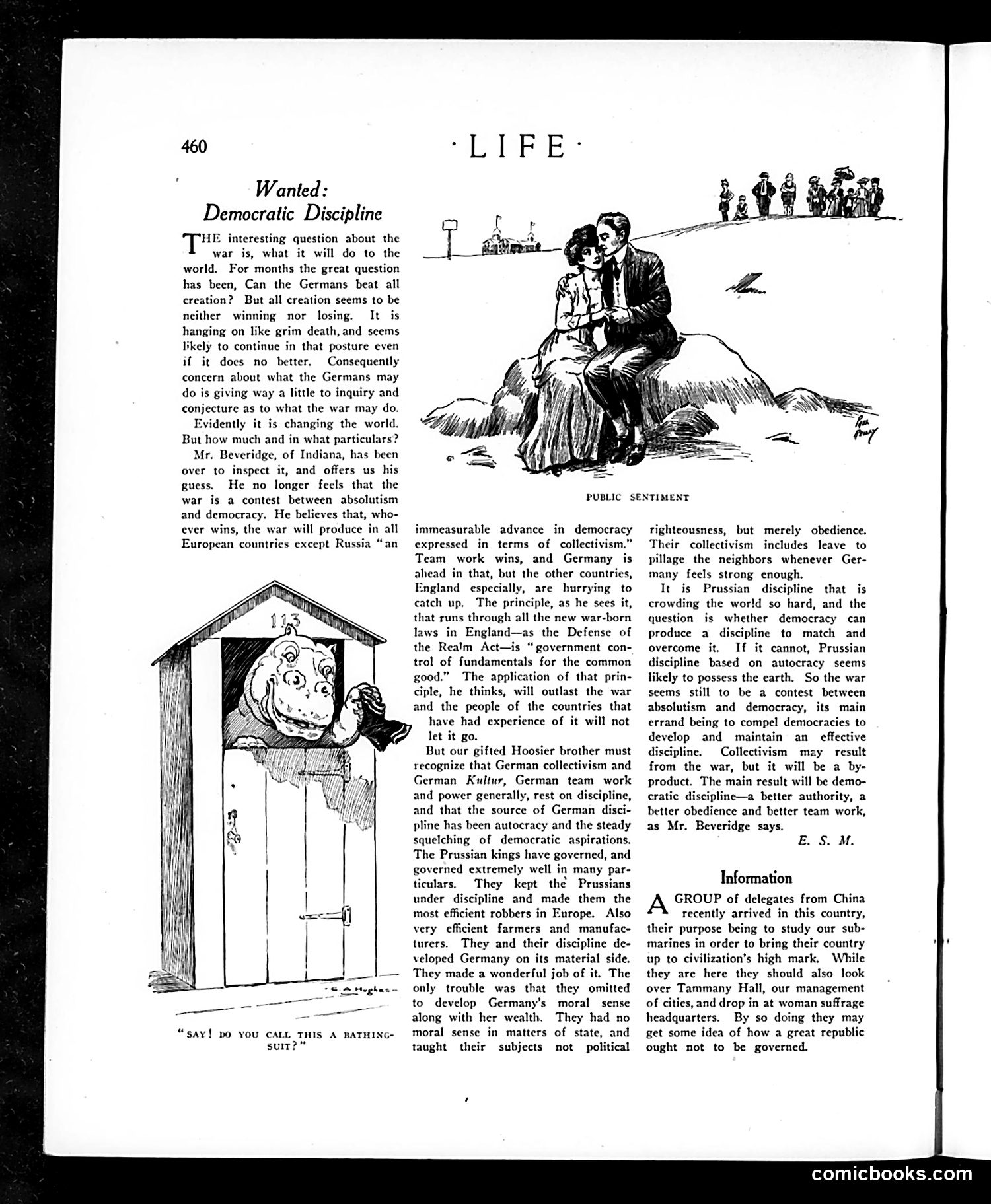 Life — September 9, 1915 — page 12: Life, 1915-09-09