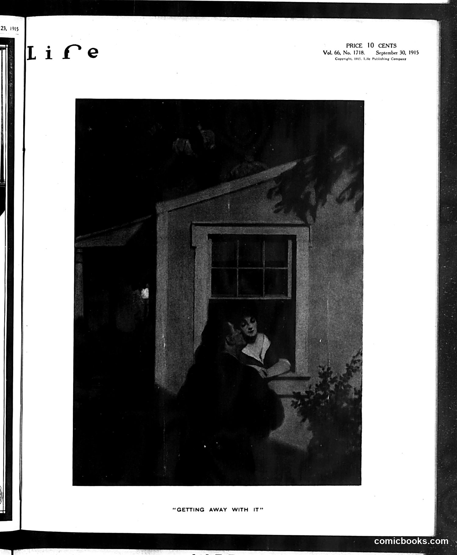 Life — September 30, 1915 — page 1: Life, 1915-09-30