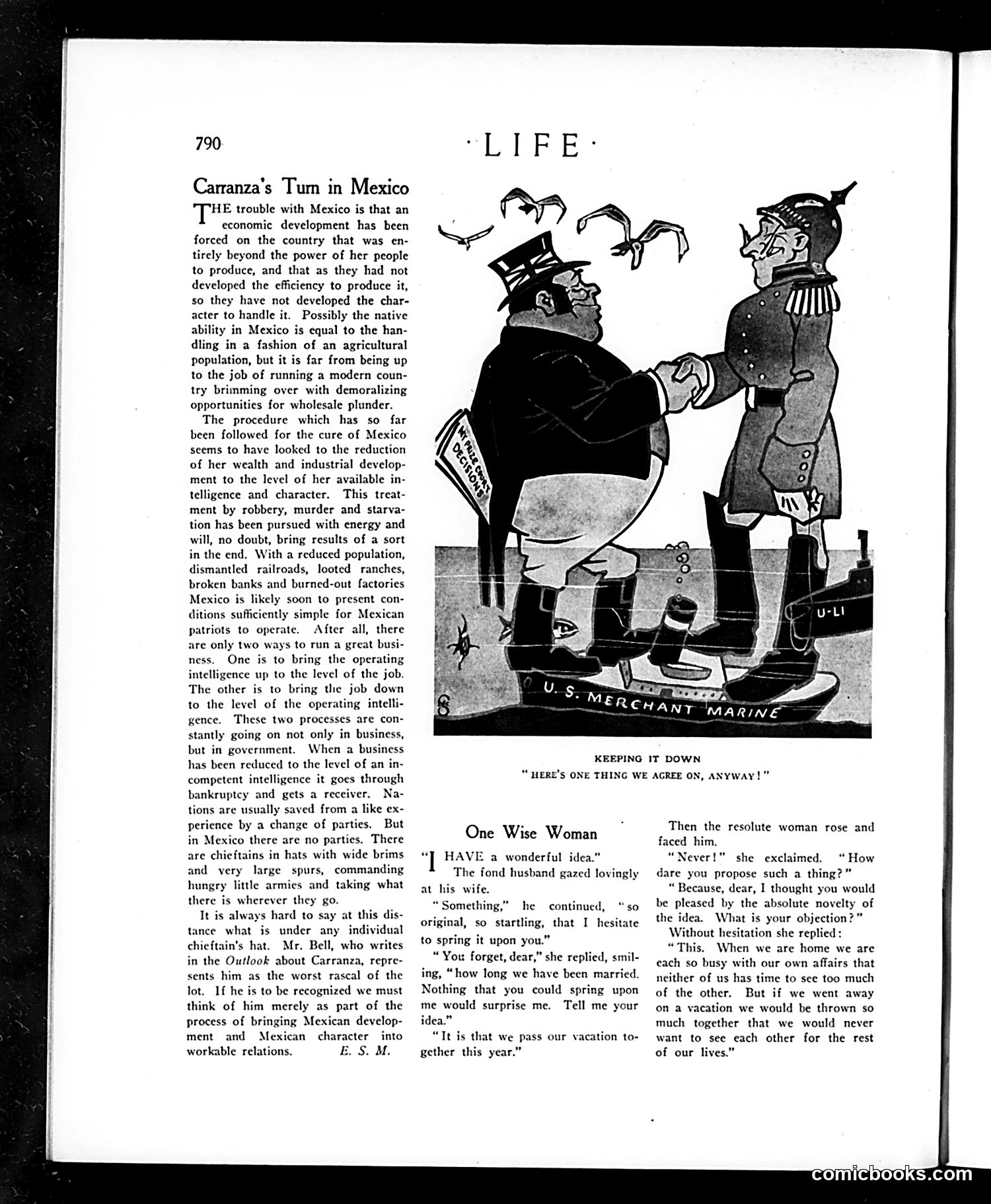 Life — October 28, 1915 — page 10: Life, 1915-10-28