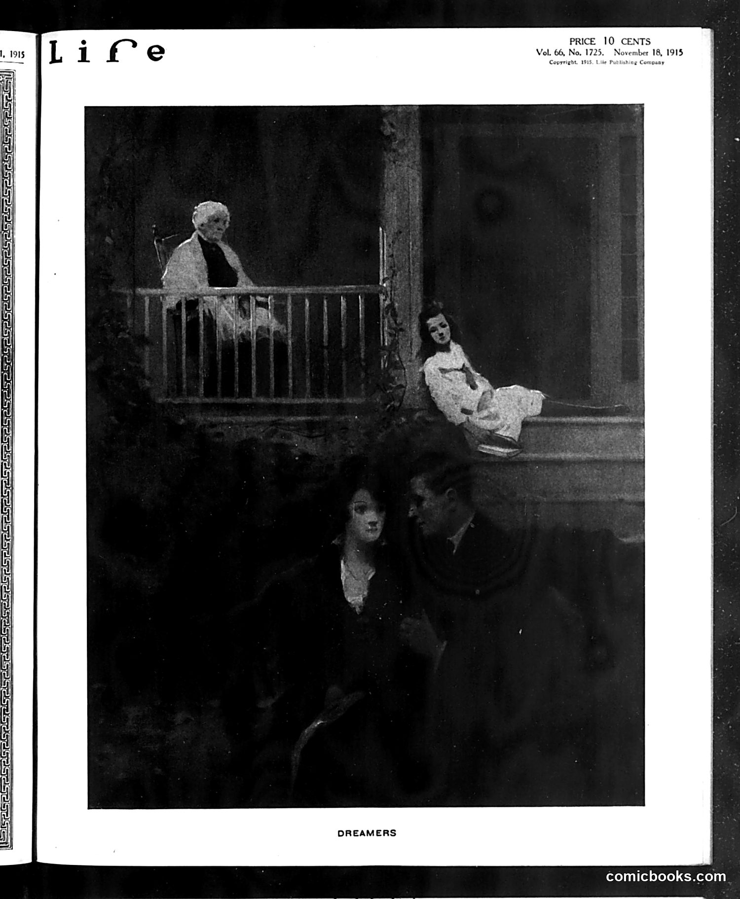Life — November 18, 1915 — page 1: Life, 1915-11-18