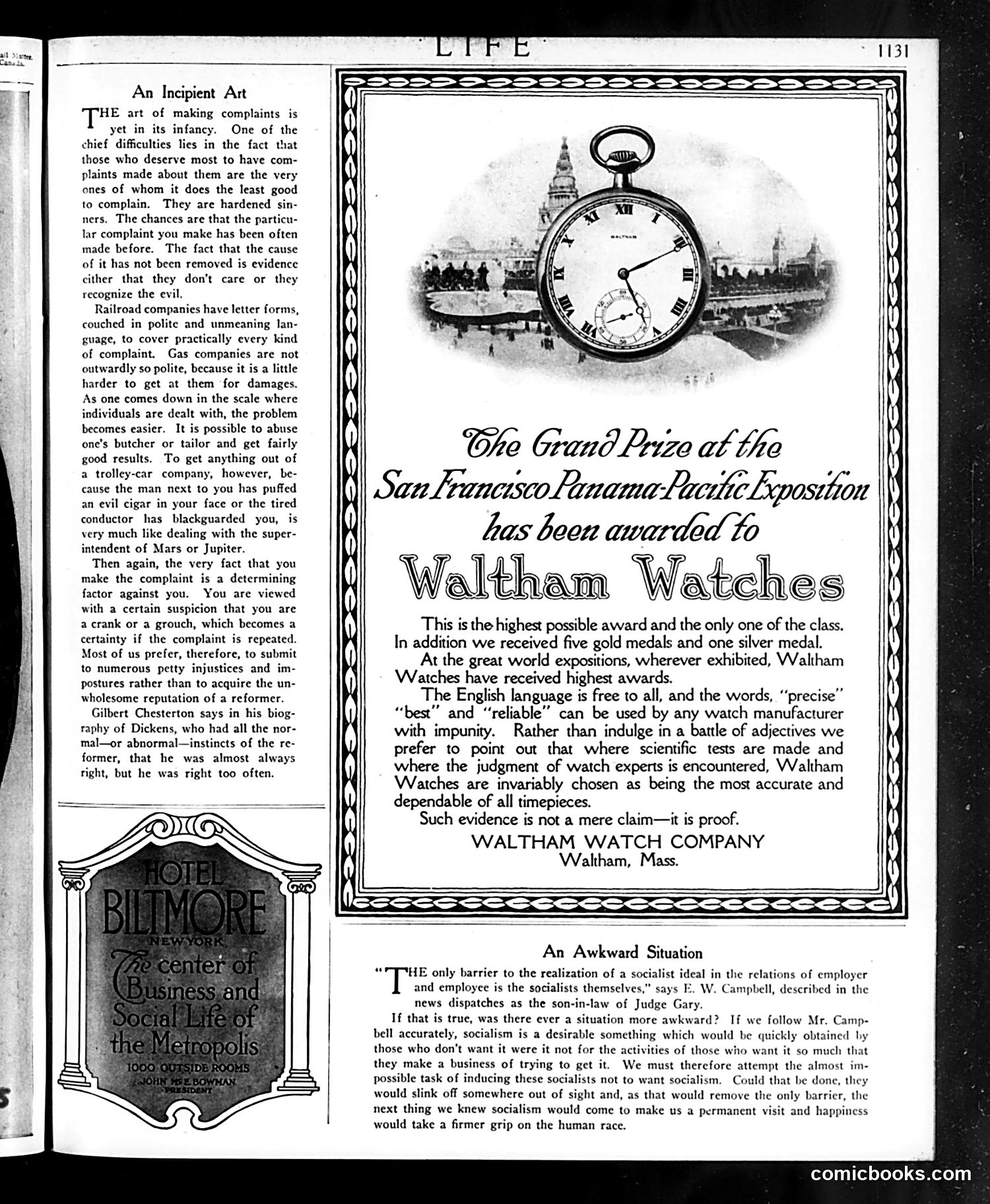 Life — December 9, 1915 — page 3: Life, 1915-12-09