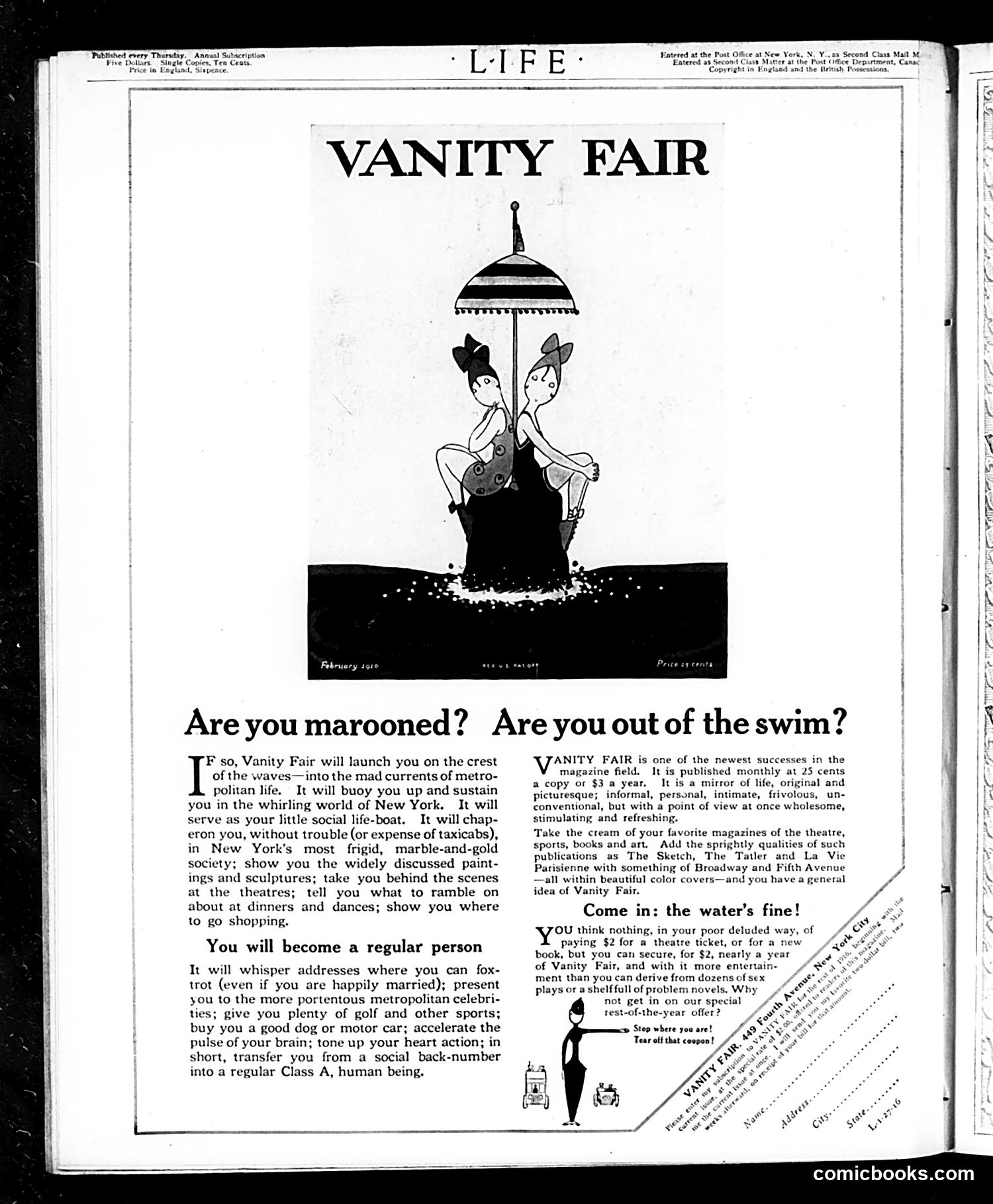 Life — January 27, 1916 — page 2: Life, 1916-01-27