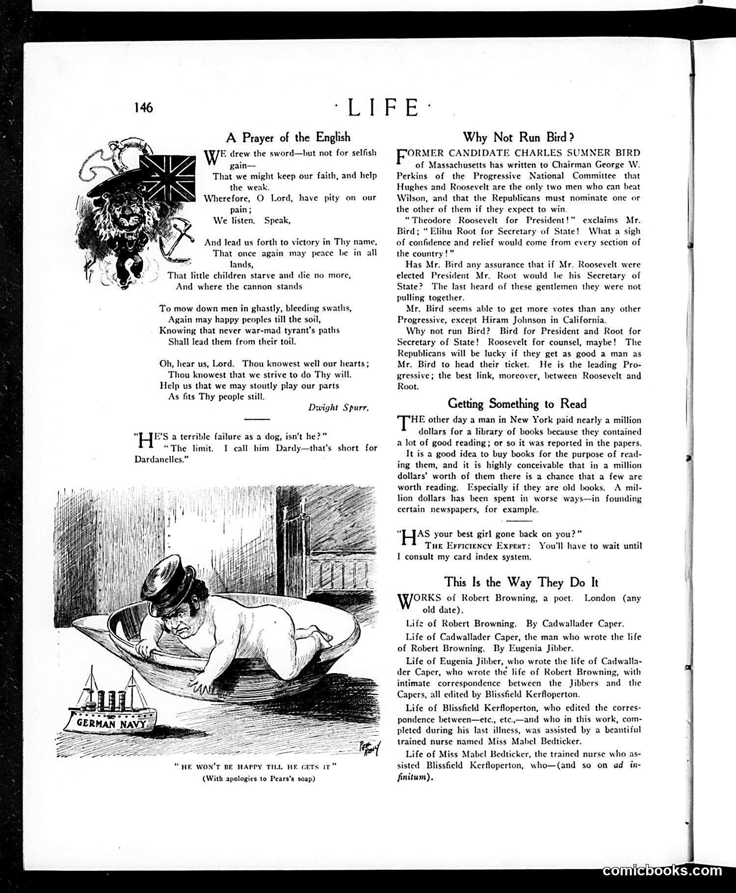 Life — January 27, 1916 — page 10: Life, 1916-01-27
