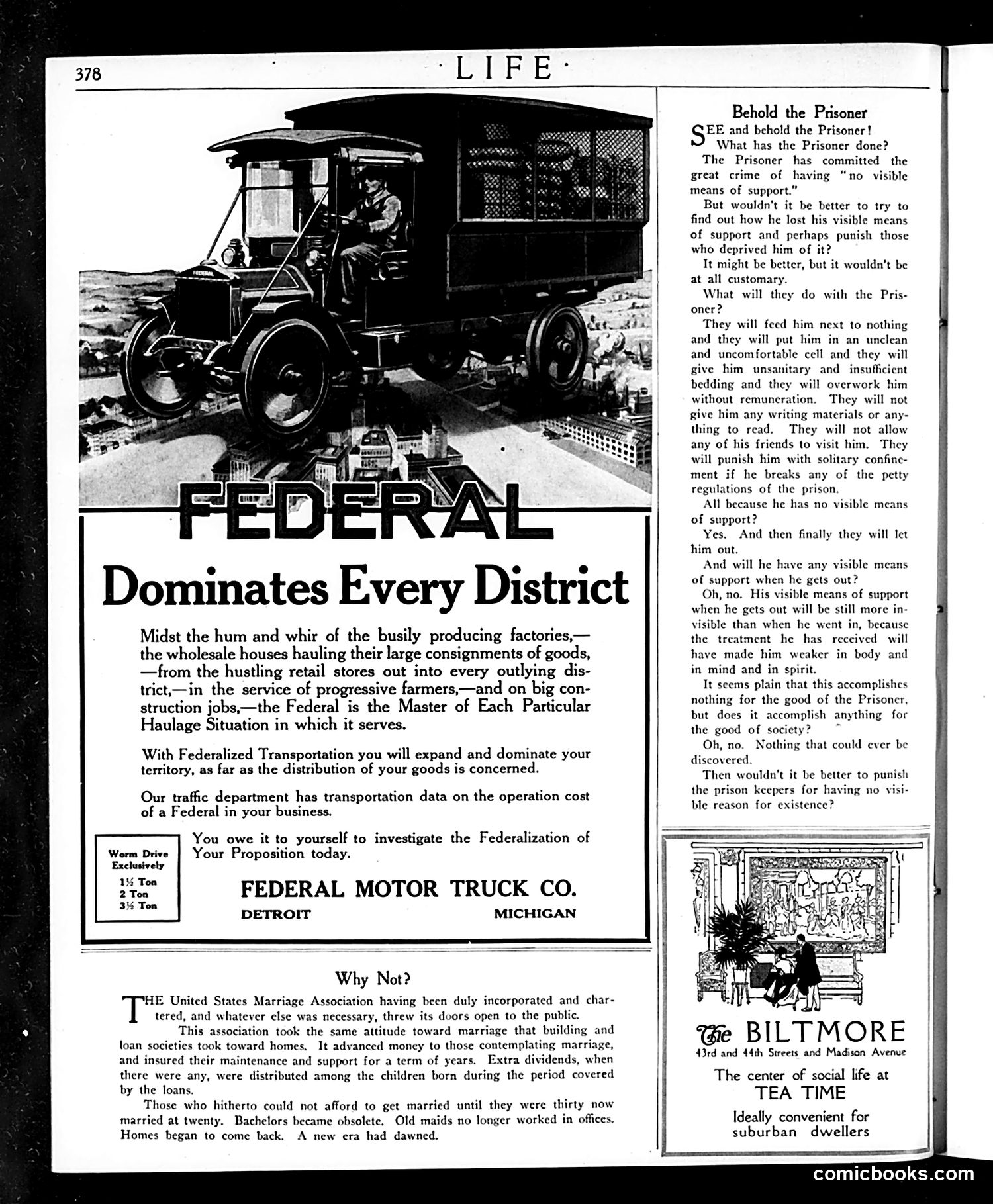 Life — March 2, 1916 — page 6: Life, 1916-03-02