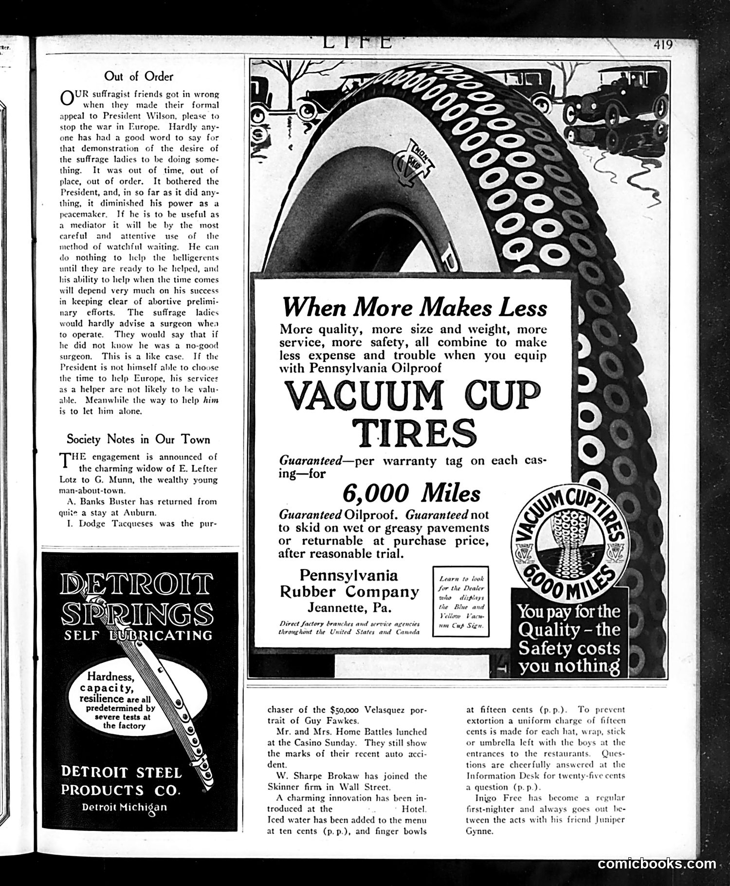 Life — March 9, 1916 — page 3: Life, 1916-03-09