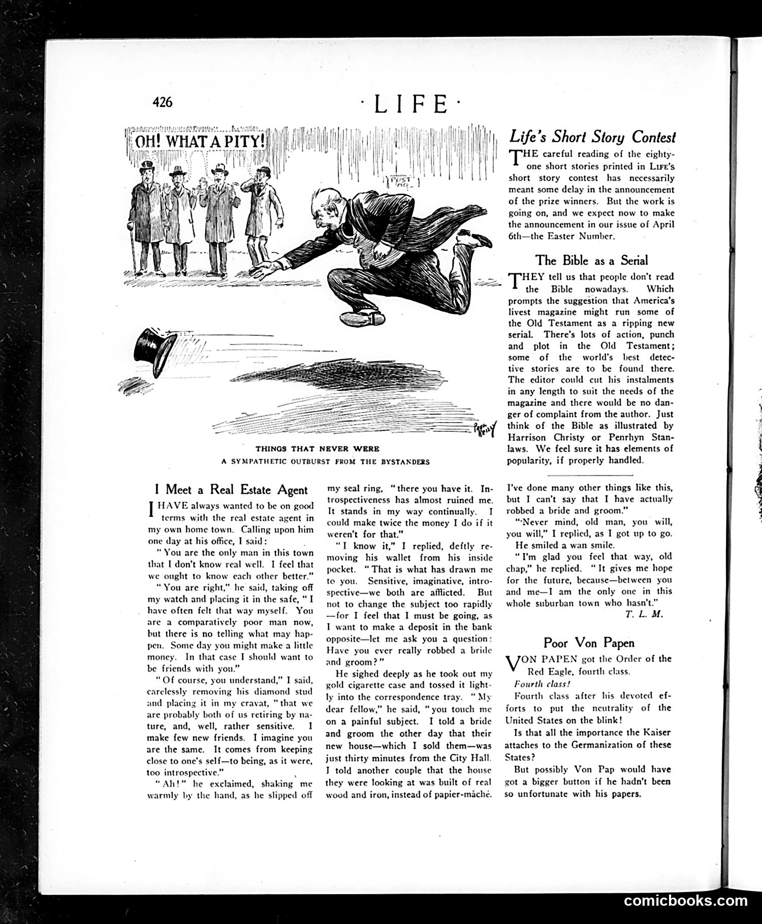 Life — March 9, 1916 — page 10: Life, 1916-03-09
